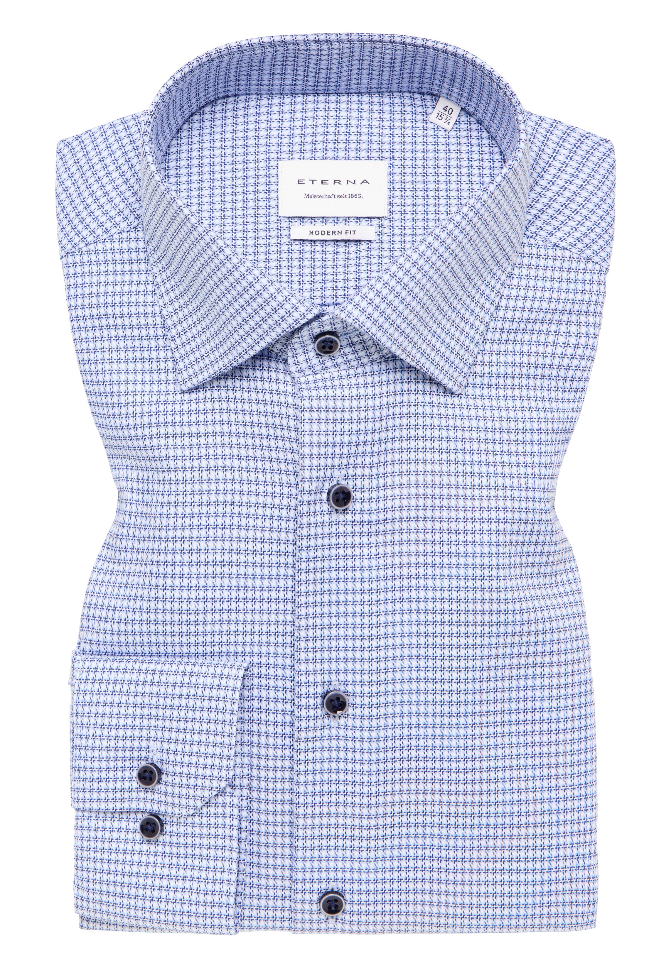 Modernes Herrenoberhemd MODERN FIT Eleganz bügelfrei