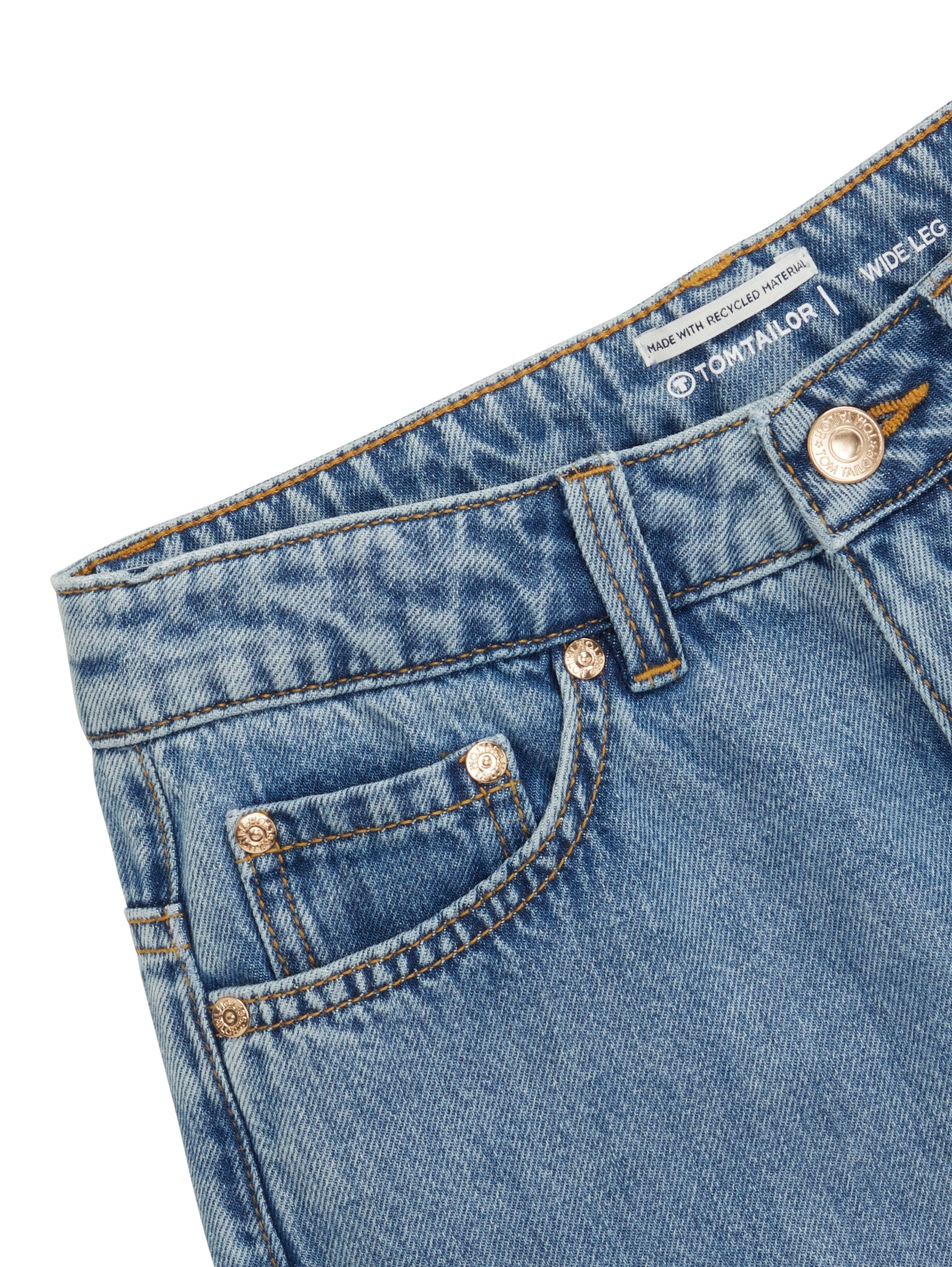 Tom Tailor Denim Kinder Wide Leg Jeans Female mit recycelter Baumwolle