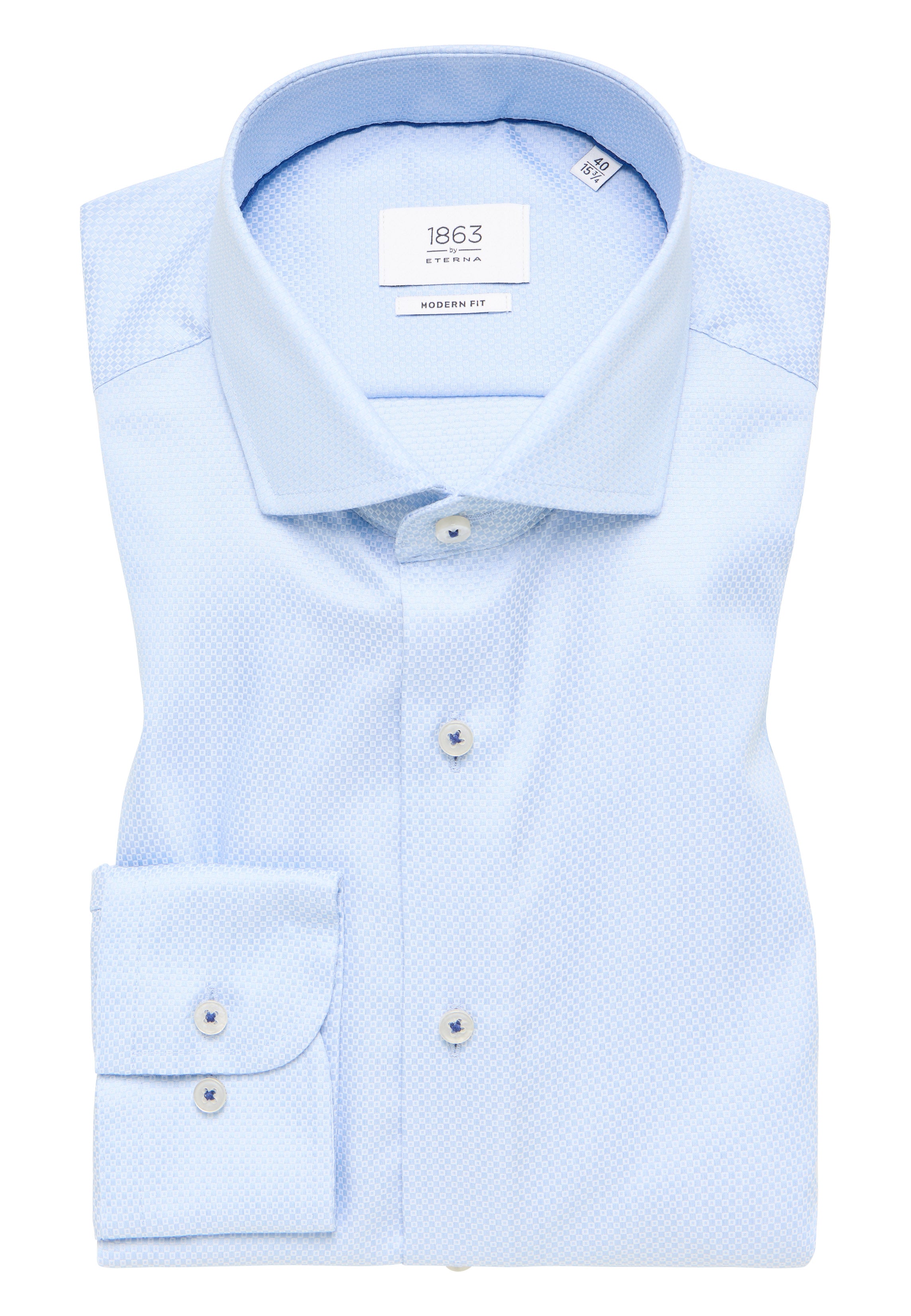 ETERNA Premium Langarmhemd für Herren bügelfrei und pflegeleicht