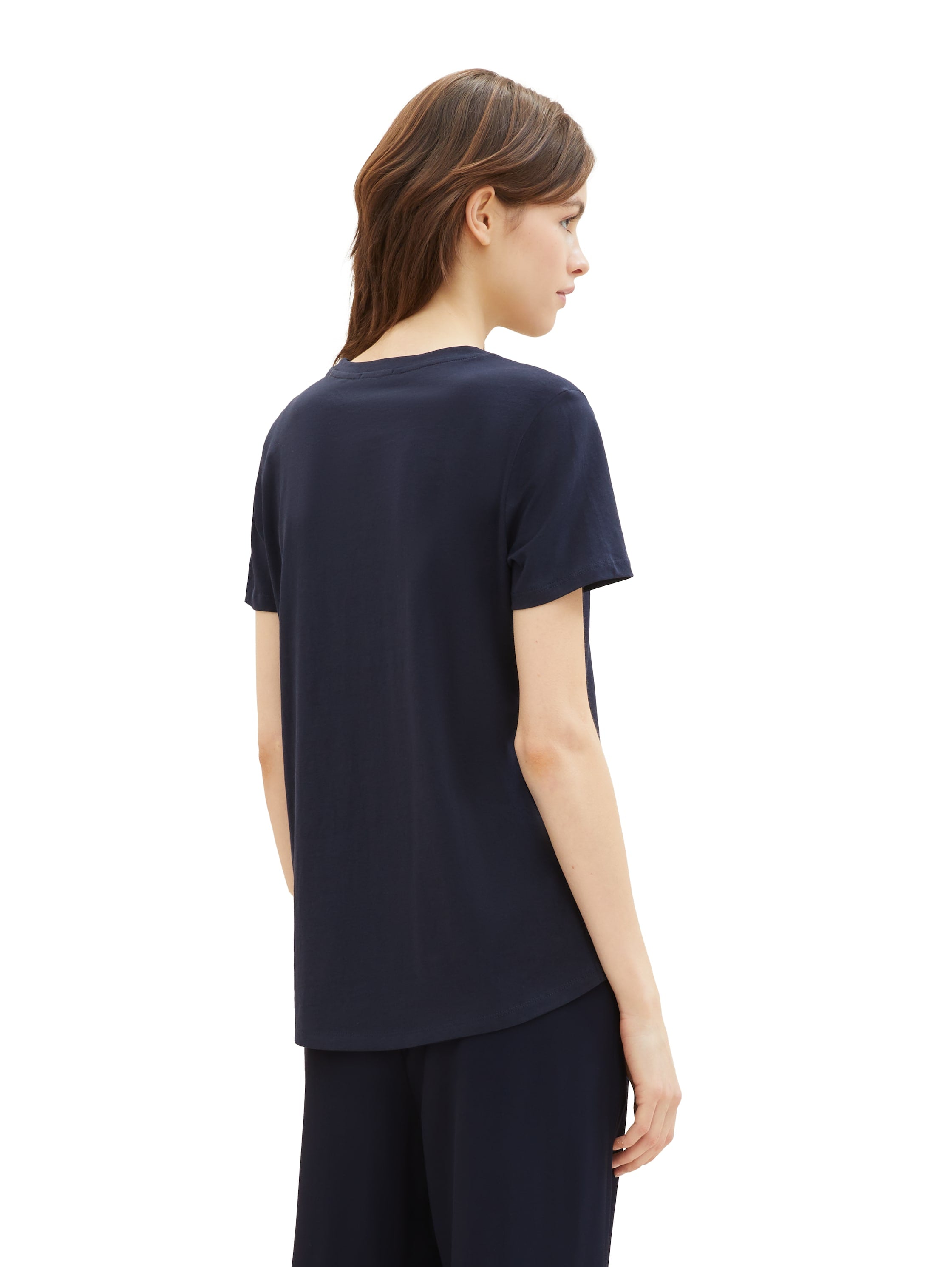 Tom Tailor Denim Bio-Baumwolle Loose Fit T-Shirt Damen
