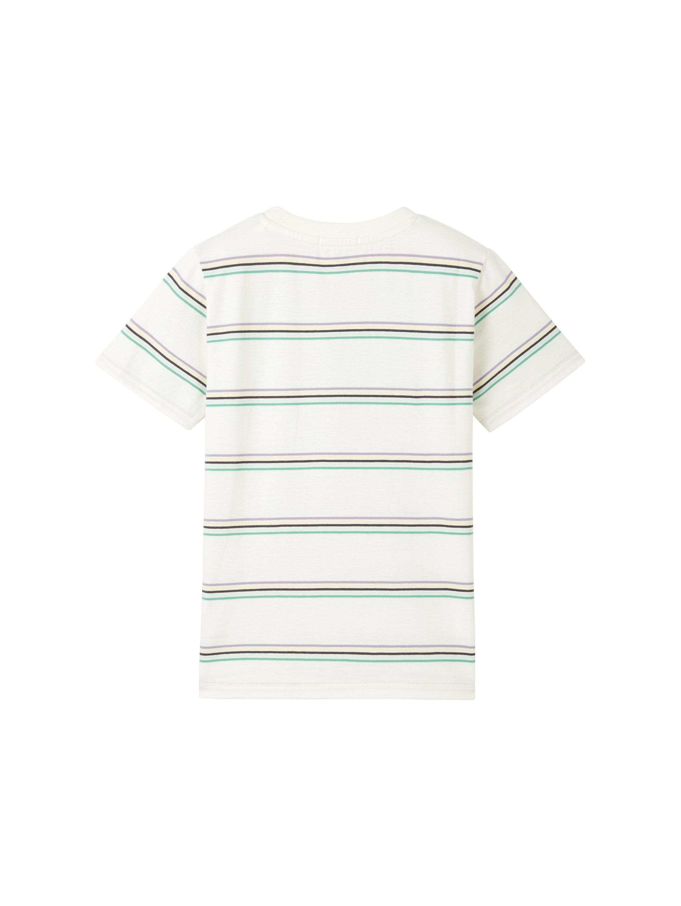 Gestreiftes T-Shirt mit Bio-Baumwolle
