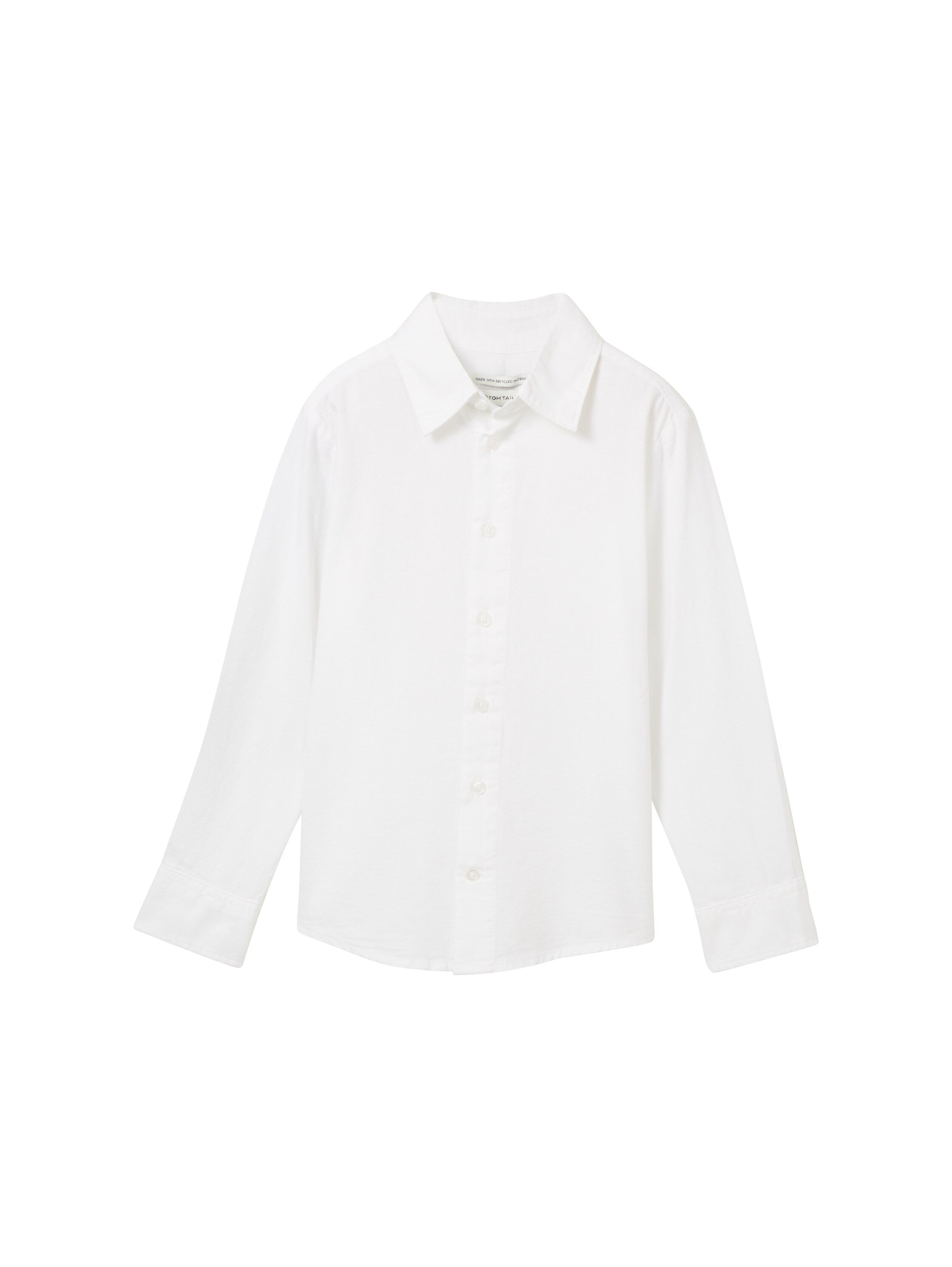 Tom Tailor Denim Langarmhemd Kinder Regular Fit mit recycelter Baumwolle