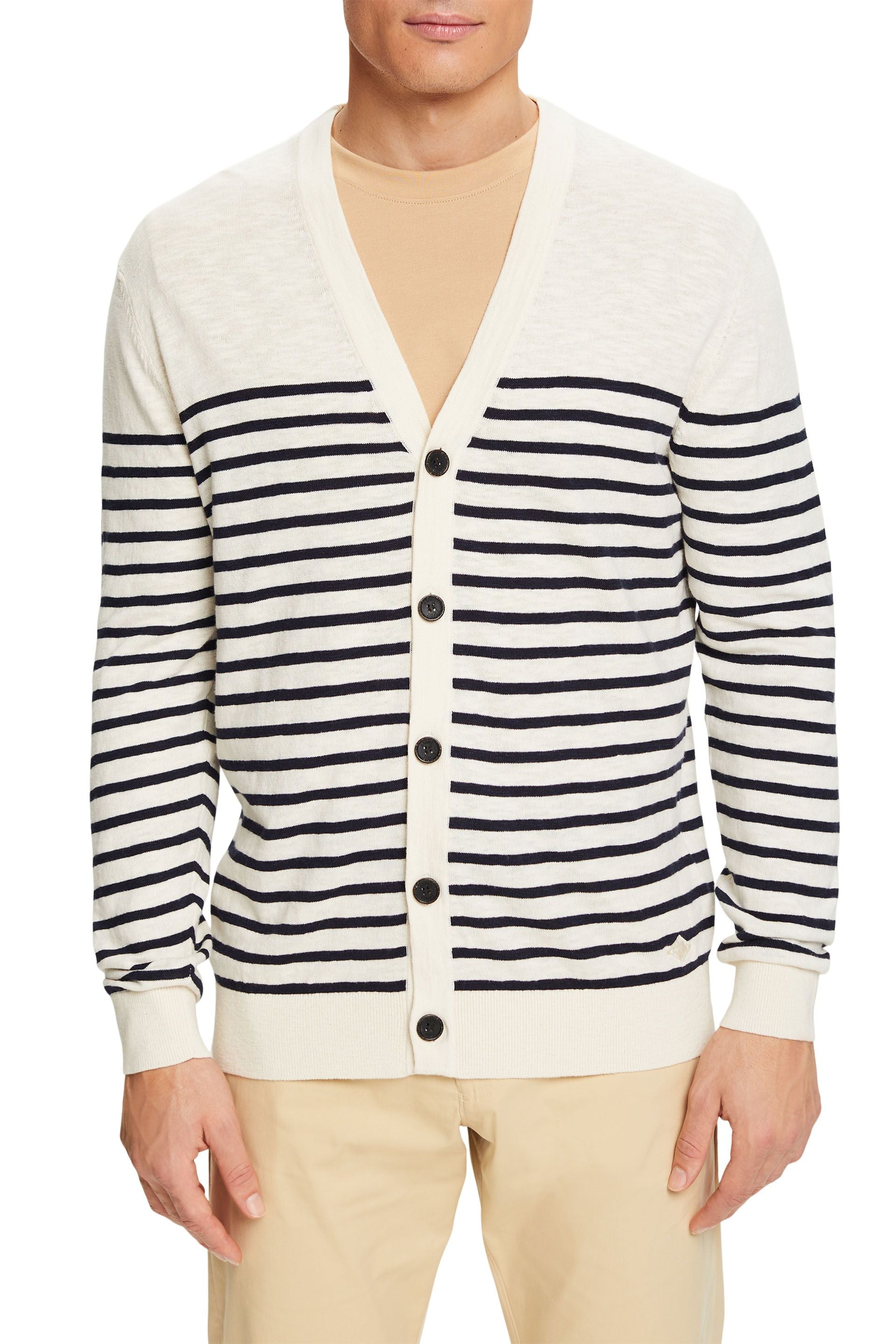 Esprit Herren Leinenhemd Slim Fit