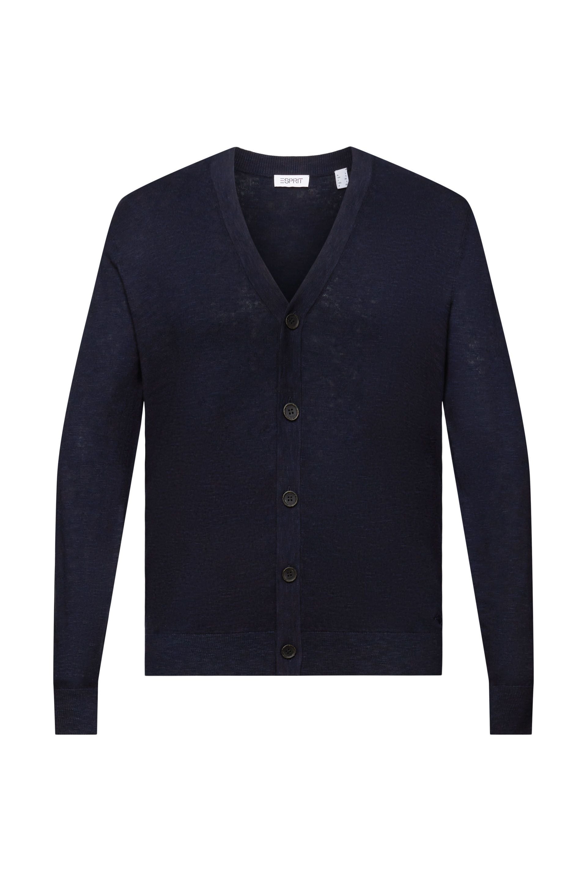 Esprit Herren Leinenhemd Slim Fit