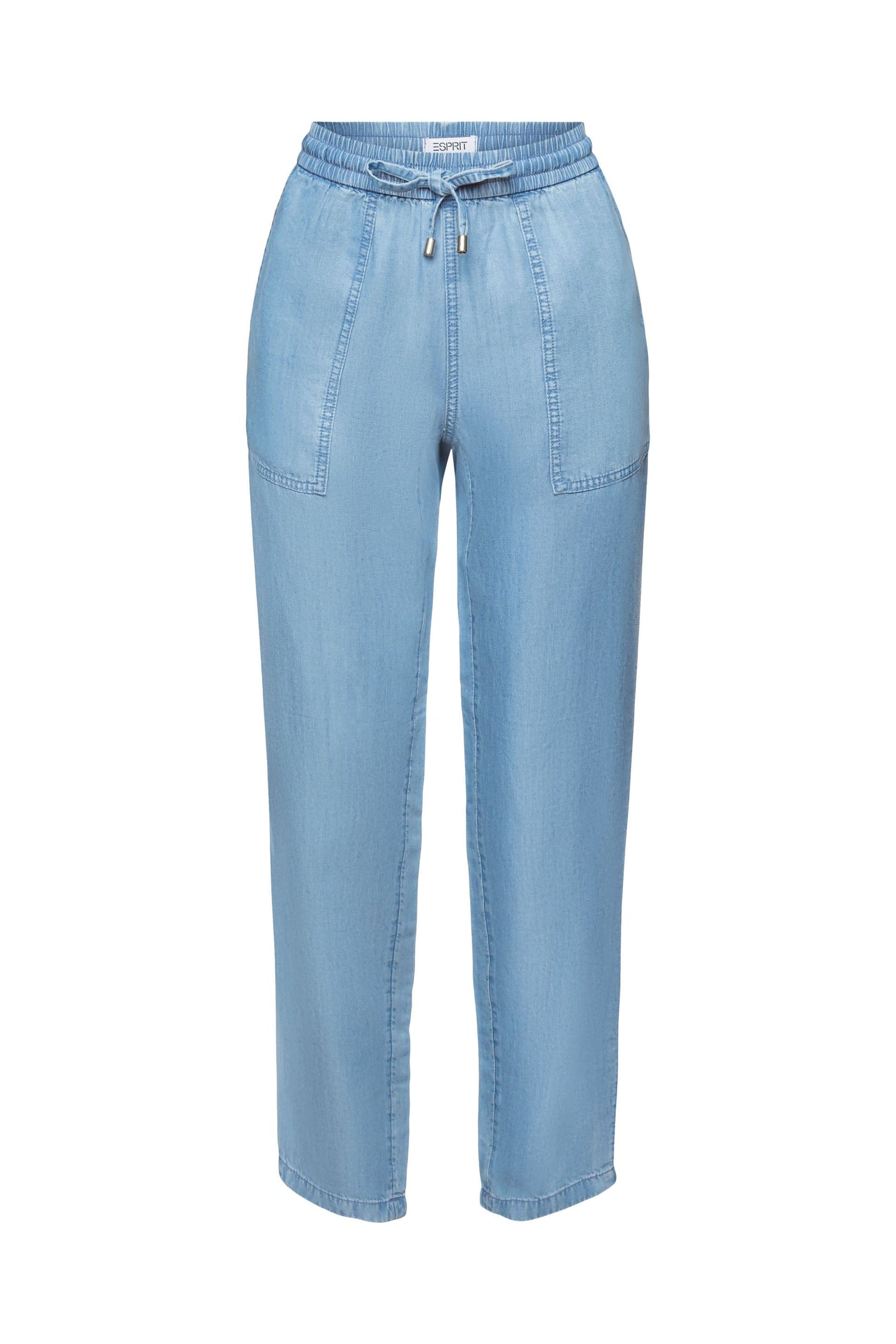 ESPRIT Lyocell-Hose für Damen mit geradem Bein und Vordertaschen