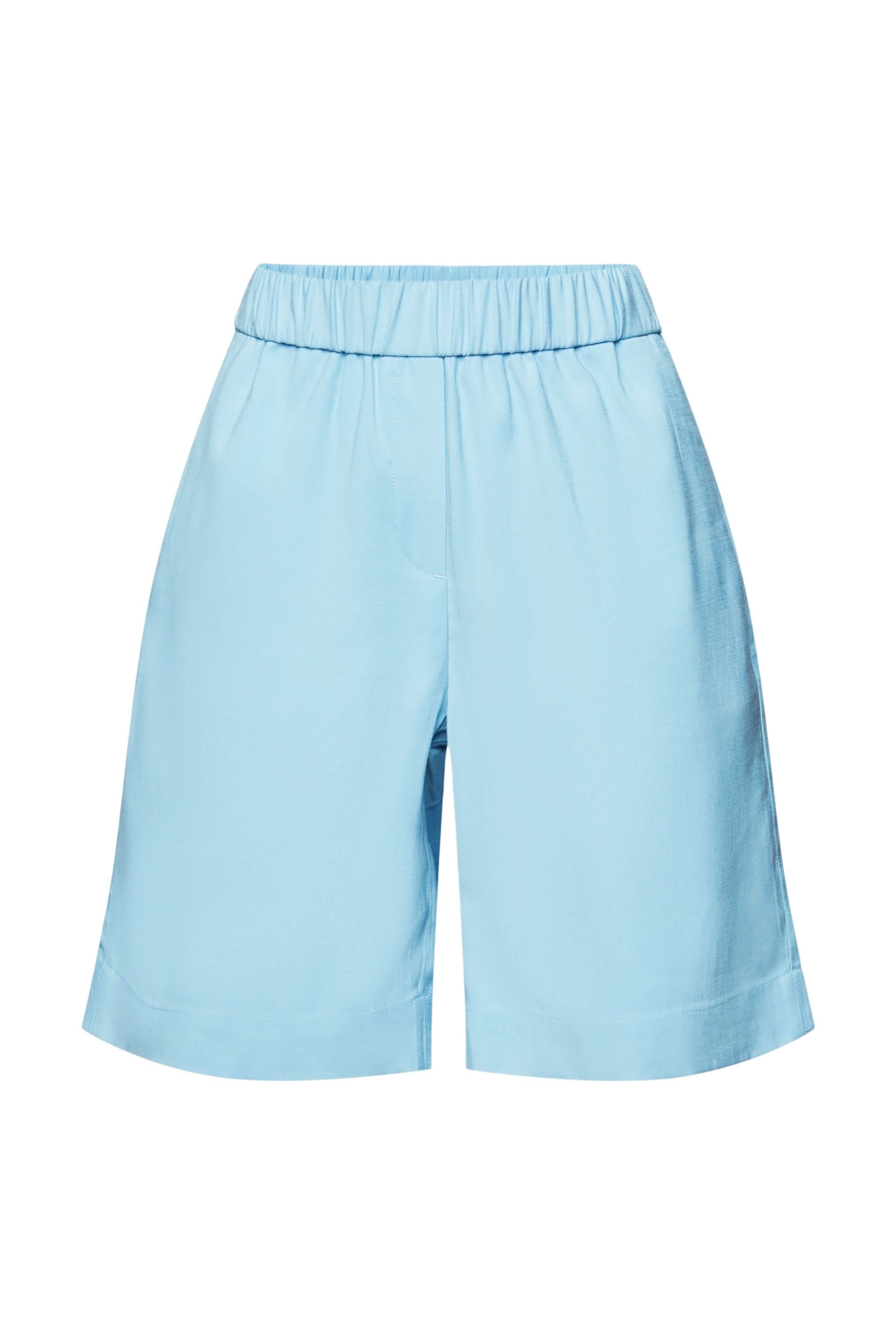 Esprit Damen-Hose aus LENZING™ ECOVERO™ Viskosemix mit elastischem Gummizugbund