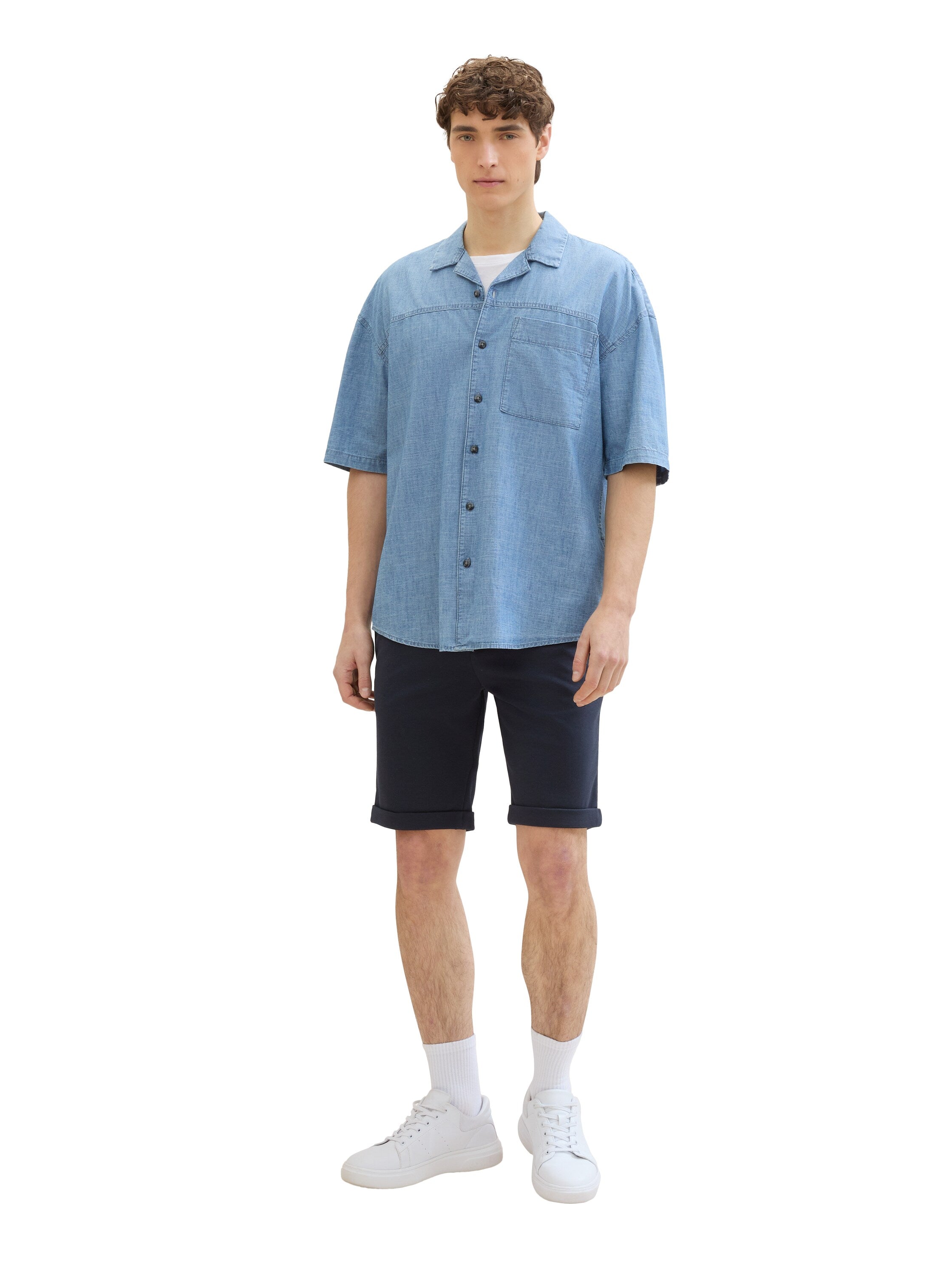 Tom Tailor Denim Male Slim Chino Shorts für Erwachsene aus pflegeleichten Fasern