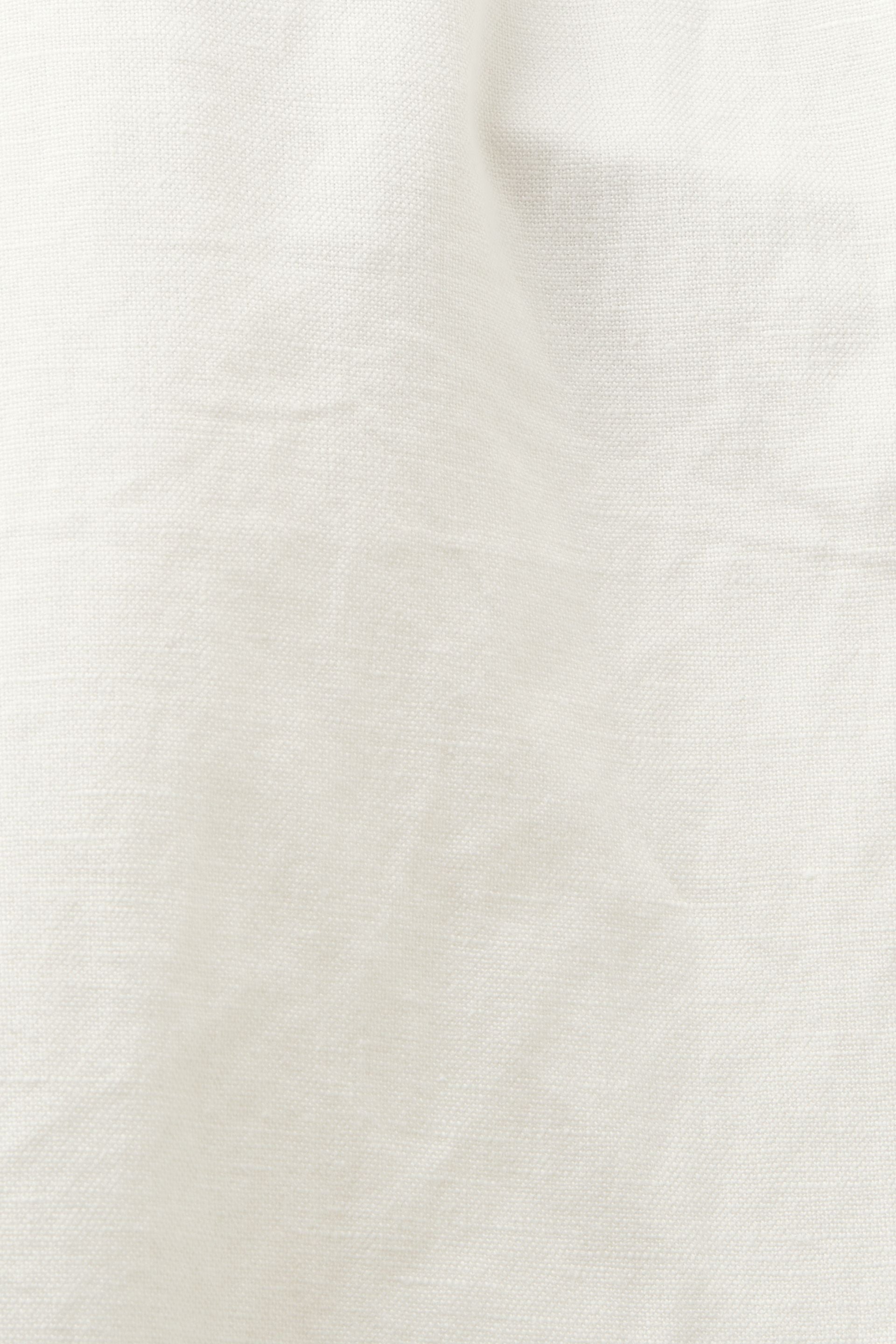 ESPRIT Herren Leinen-Baumwollhose Gerade Passform 4-Pocket-Styling