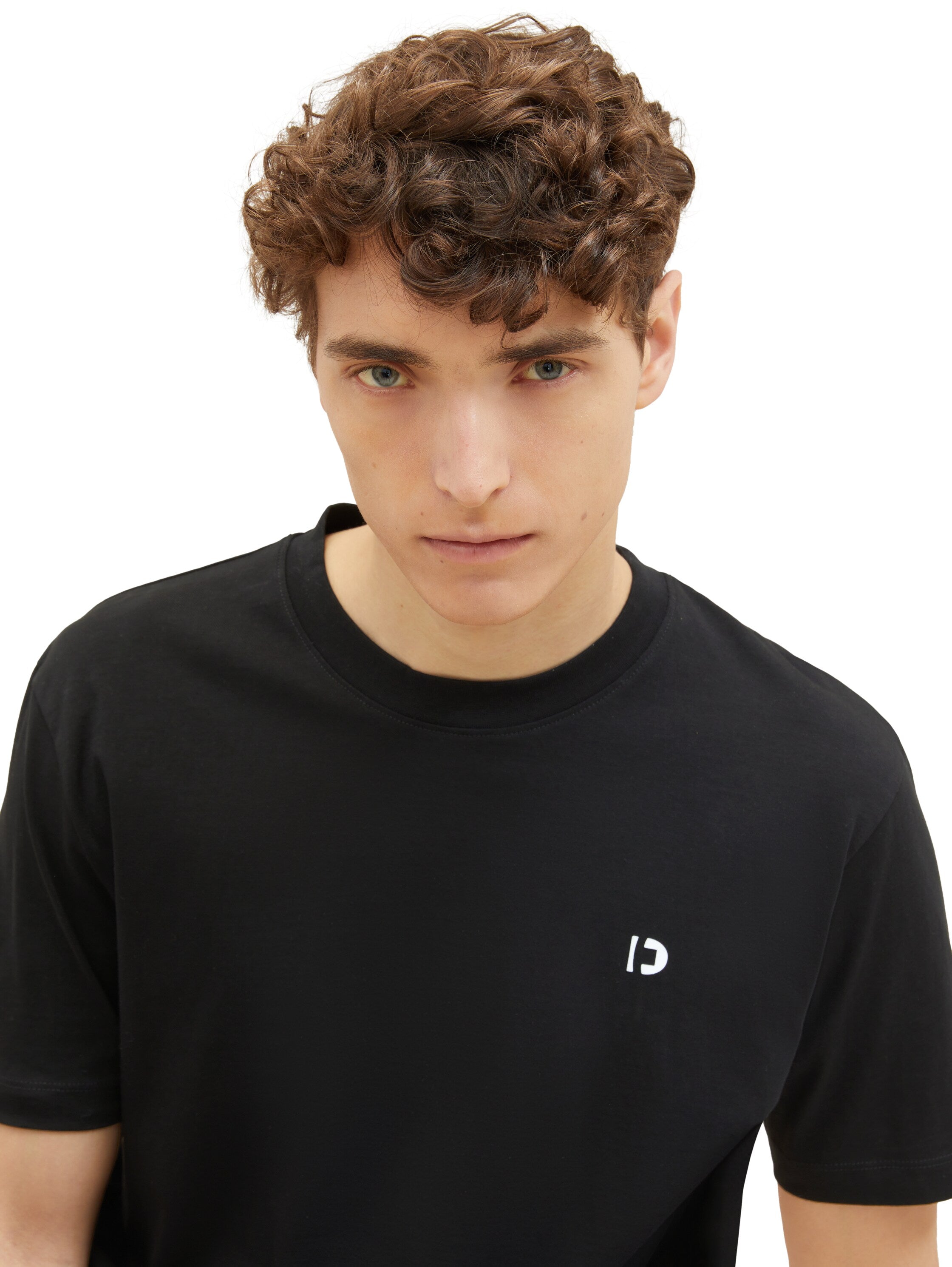 Tom Tailor Denim Basic Fit T-Shirt Herren mit Rundhalsausschnitt