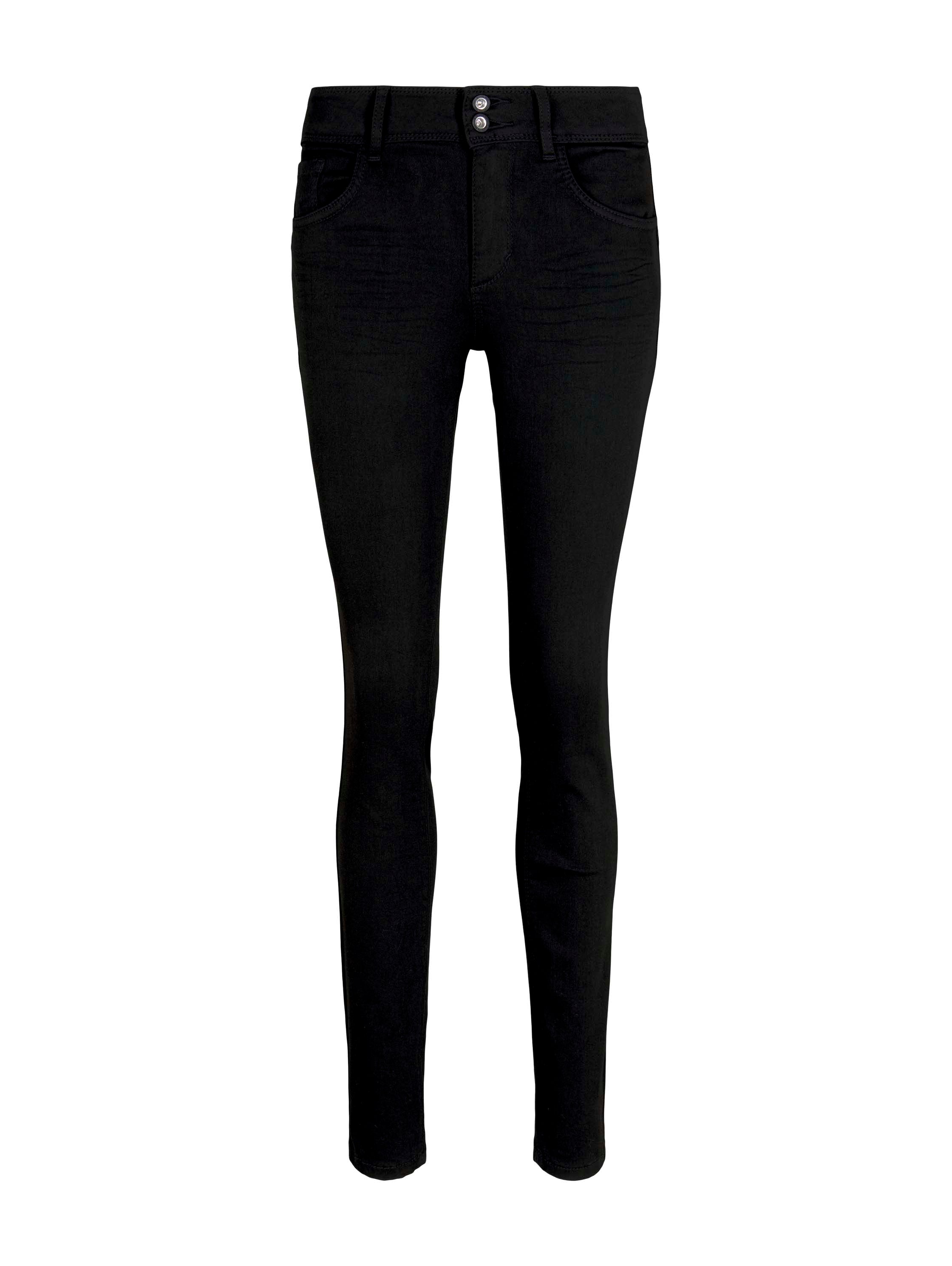 Tom Tailor Damen Jeans Skinny Fit Five-Pocket Dunkelblau
