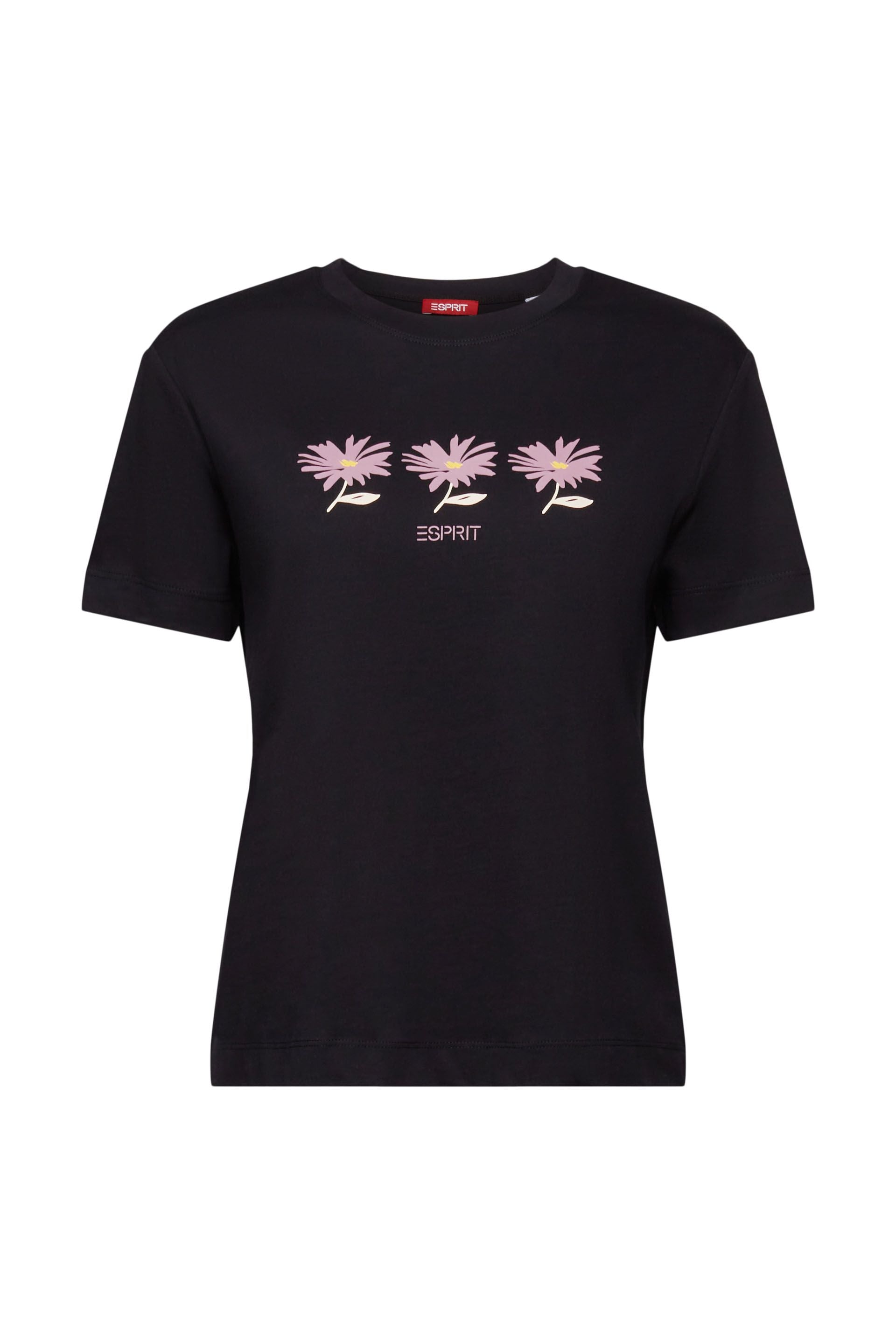 ESPRIT Damen T-Shirt Pflegeleicht 100 % Baumwolle