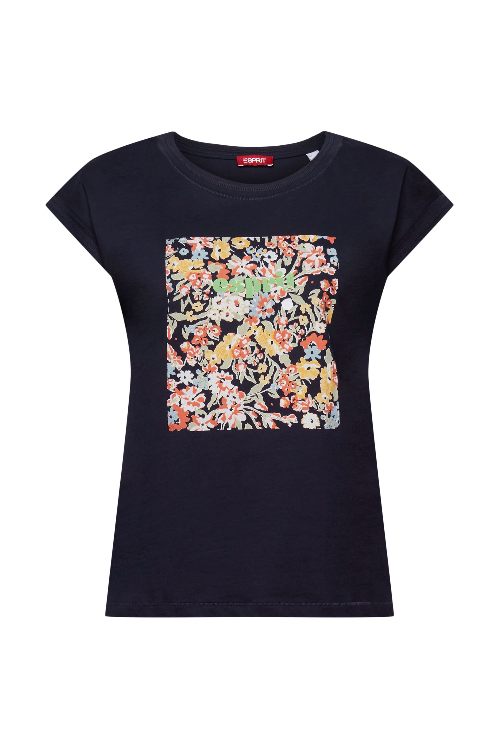 ESPRIT Damen T-Shirt Baumwolle Pflegeleicht