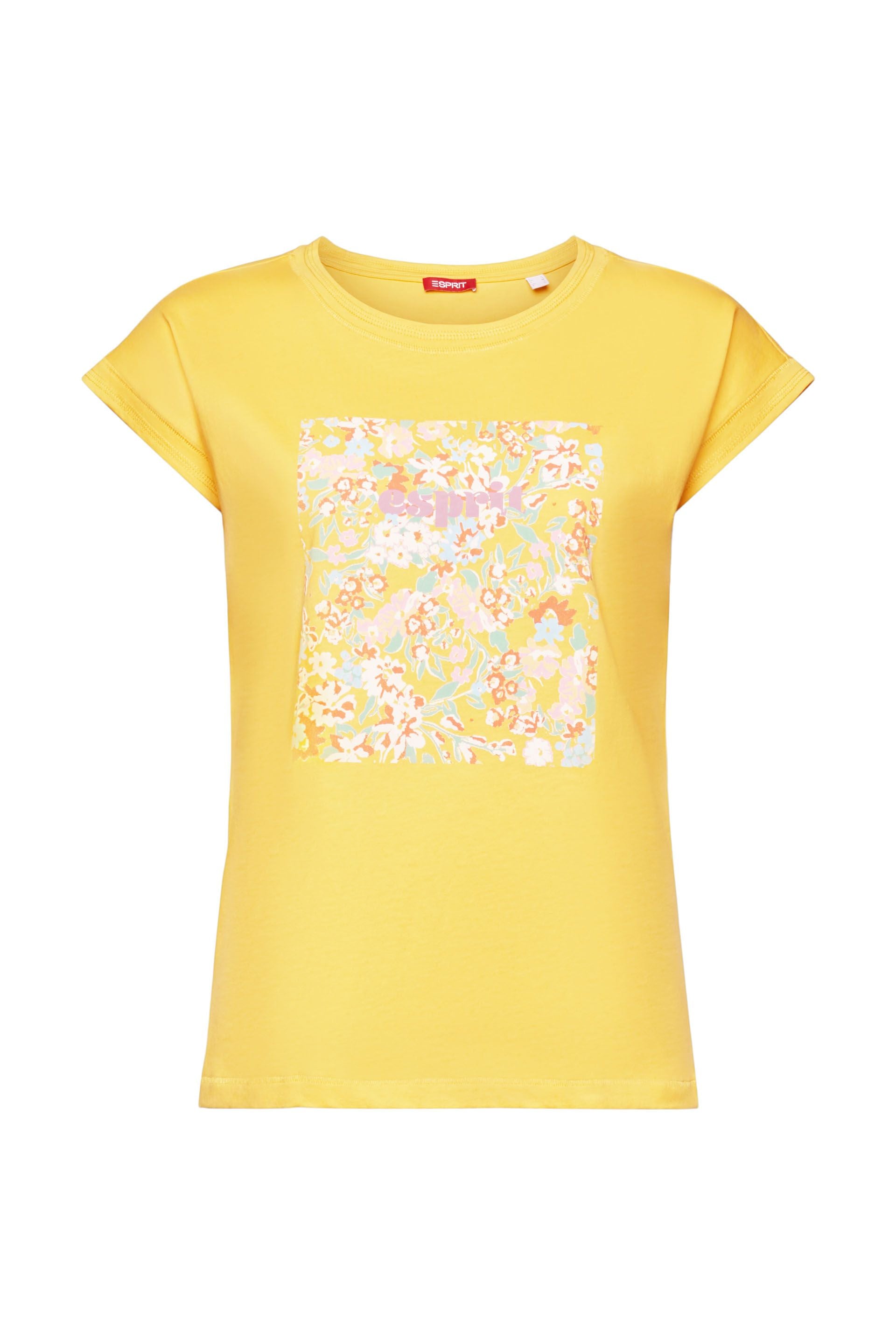 ESPRIT Damen T-Shirt Baumwolle Pflegeleicht