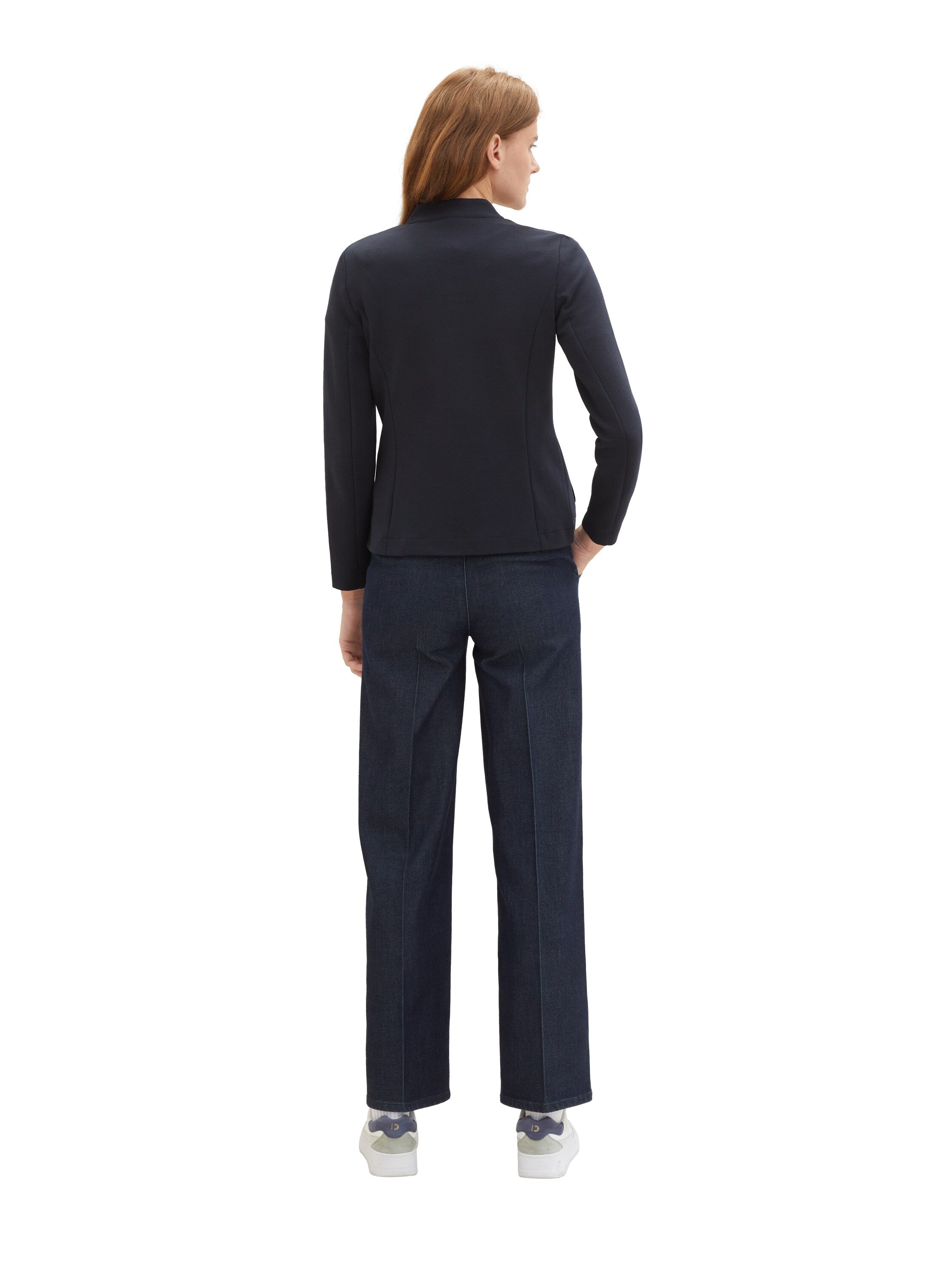 Tom Tailor Denim Blazer Damen Tailliert mit Nachhaltiger Baumwolle