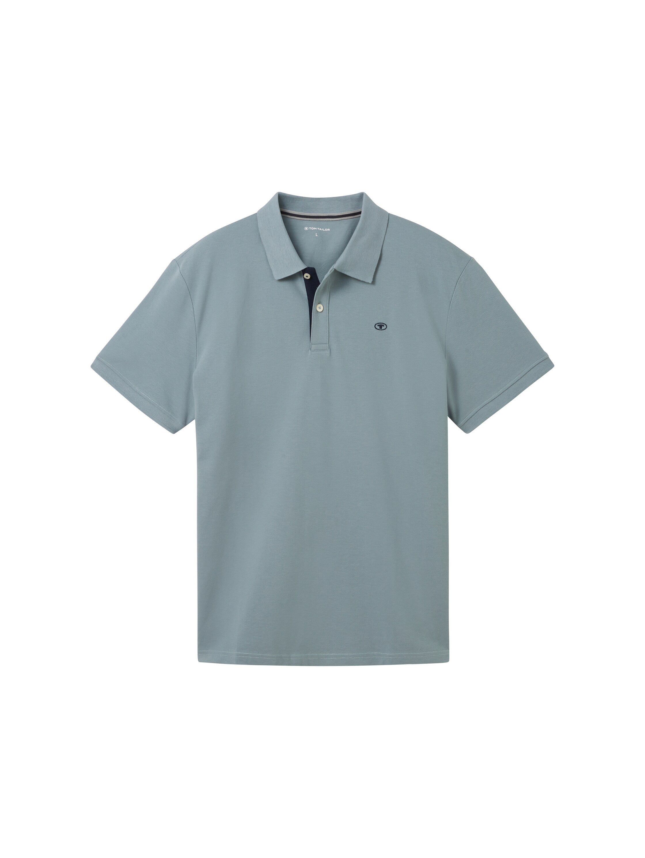 Tom Tailor Denim Polo-Shirt Herren mit Kontrastblende