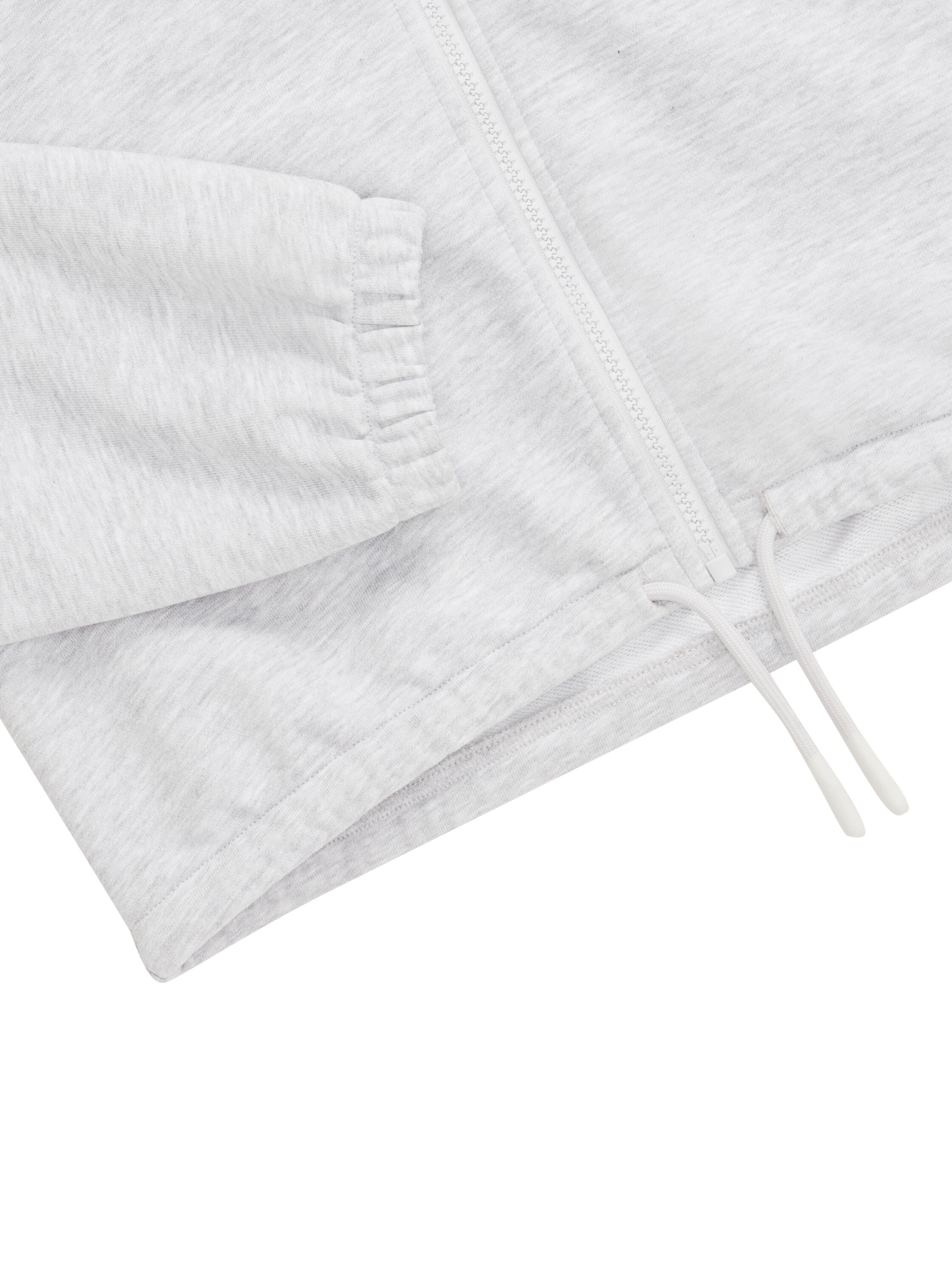 Cropped Hoodie Sweatjacke mit Kordelzug