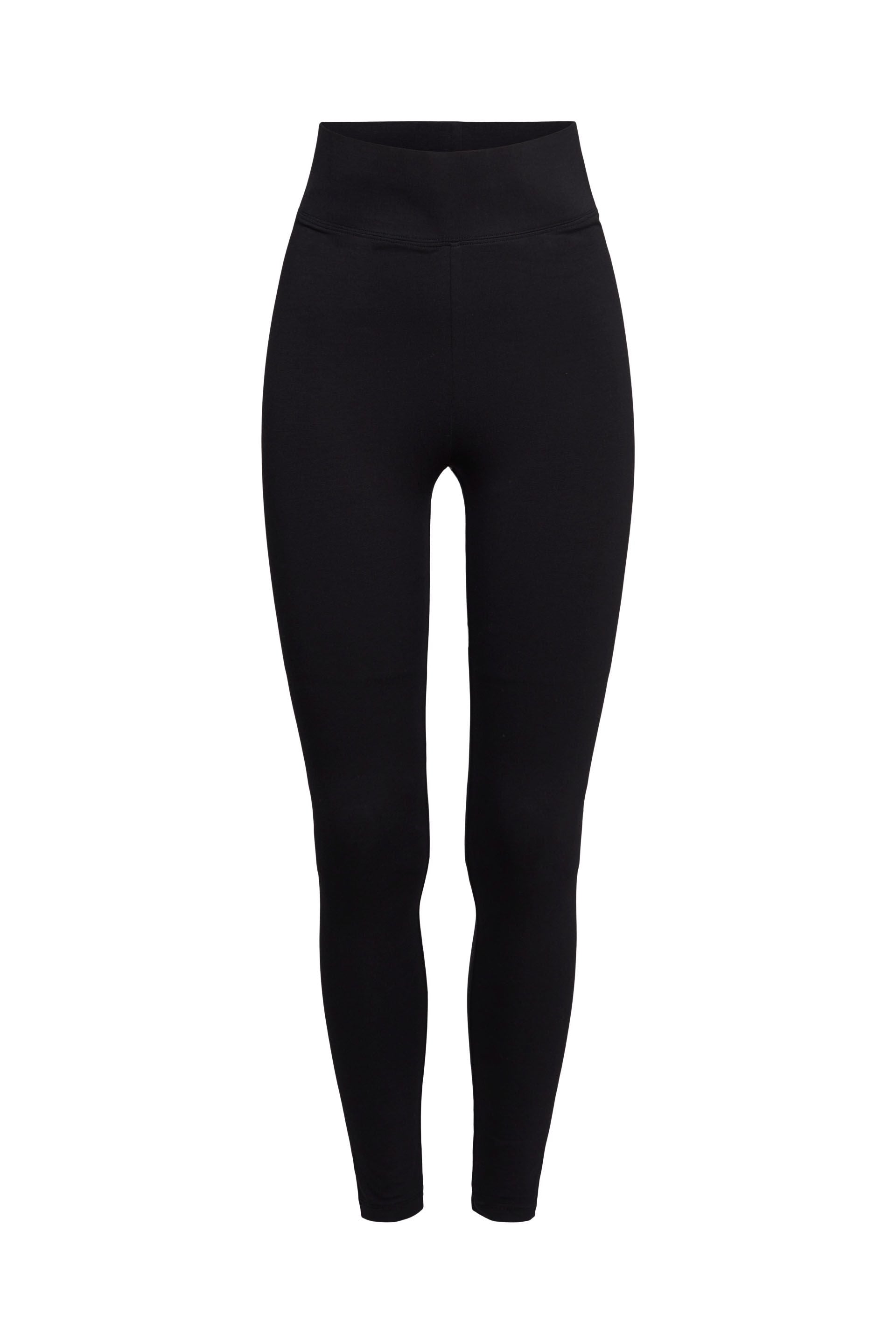 ESPRIT Jersey Leggings Damen Hohe Taille Stretch Baumwolle