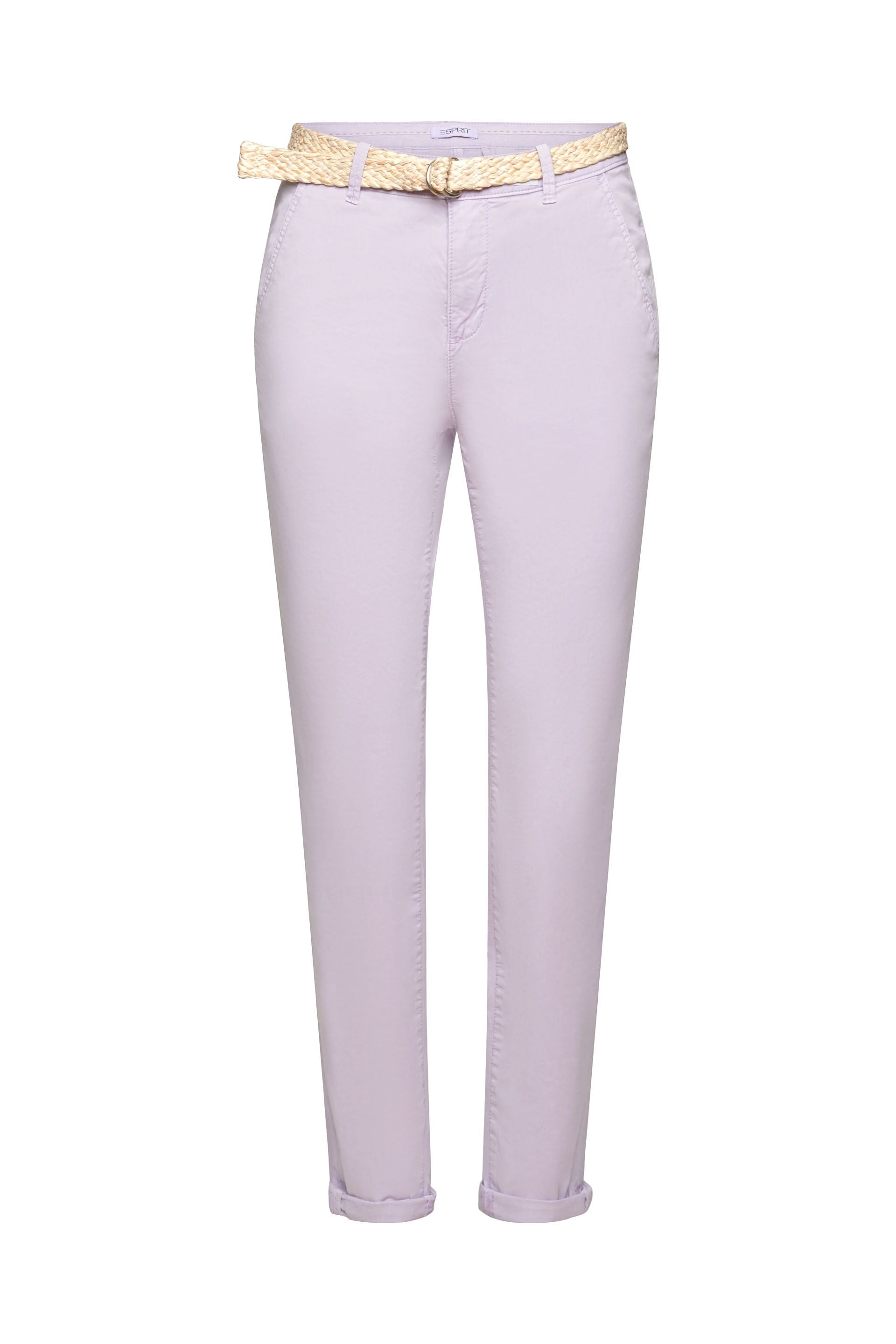 Chinohose mit Gürtel