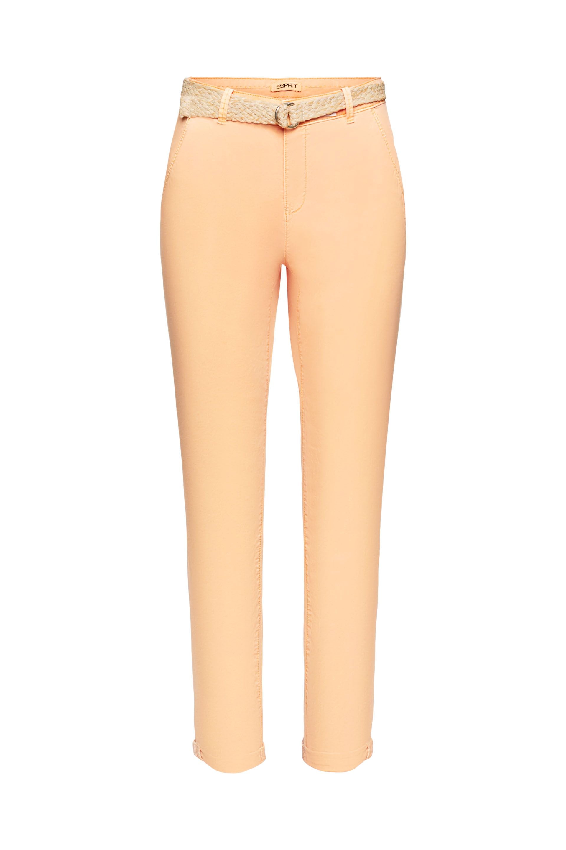 Chinohose mit Gürtel