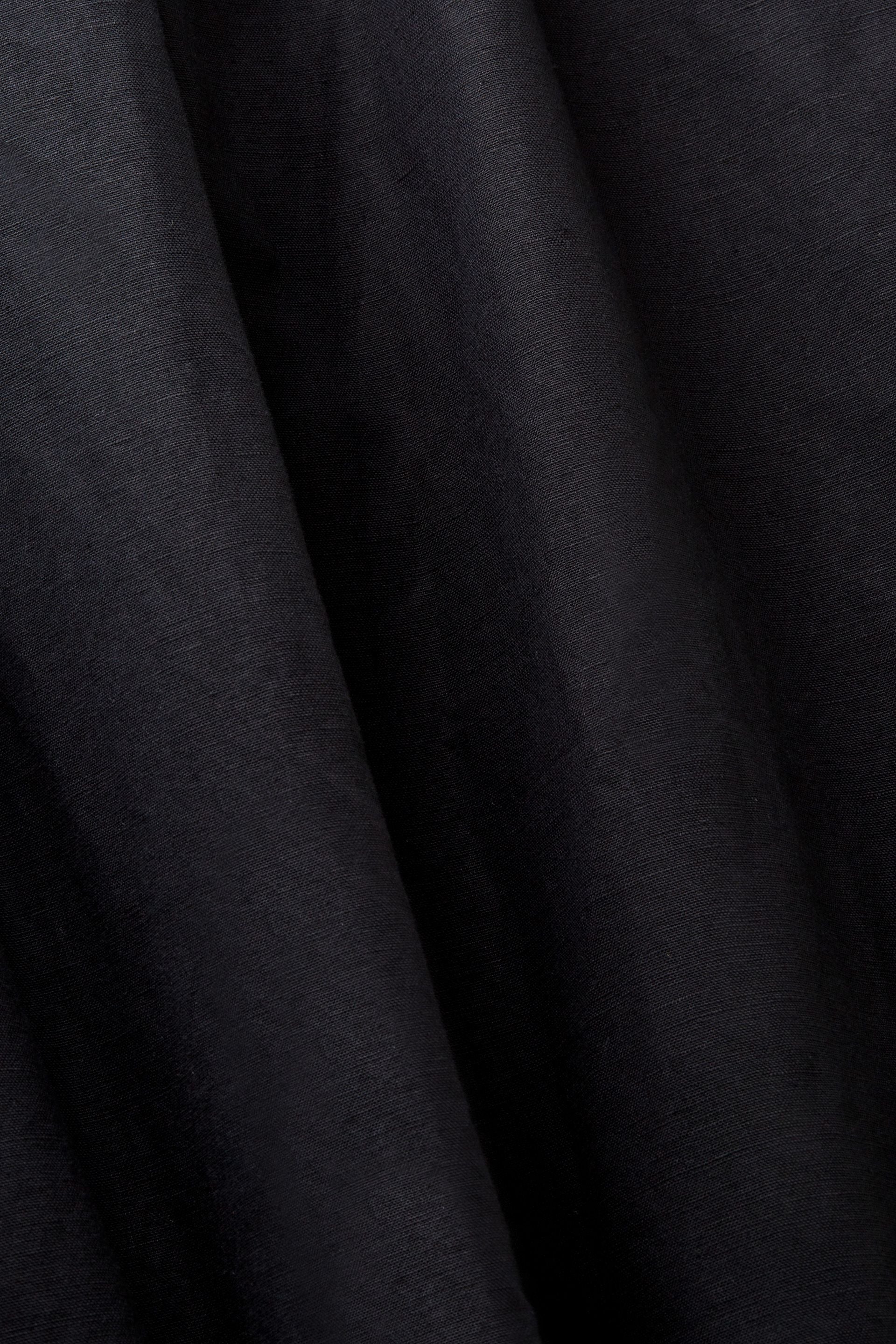 ESPRIT NEW Damen Bluse Leinen-Baumwoll Must-Have