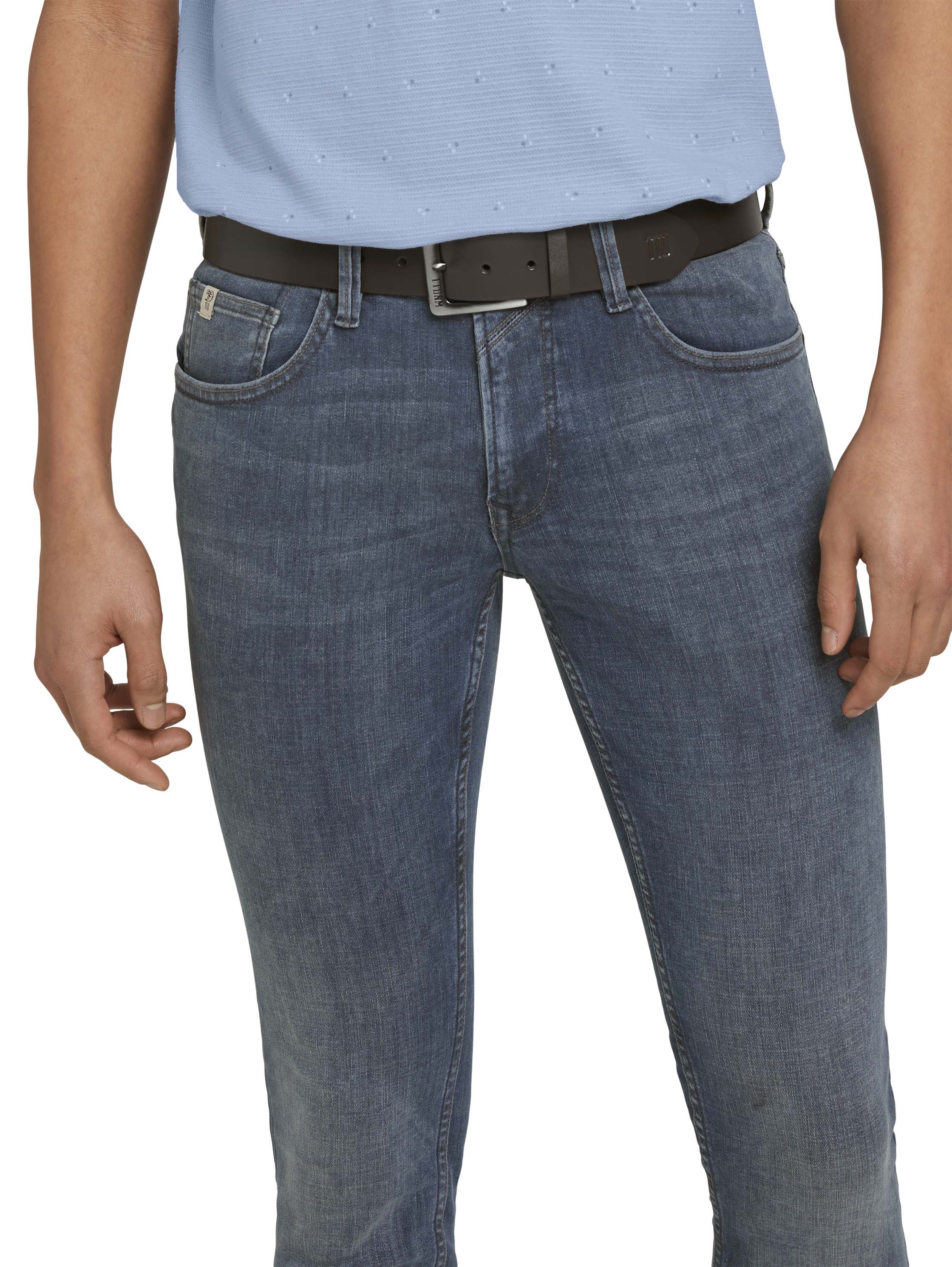TOM TAILOR Jeansgürtel Herren Vintage-Look