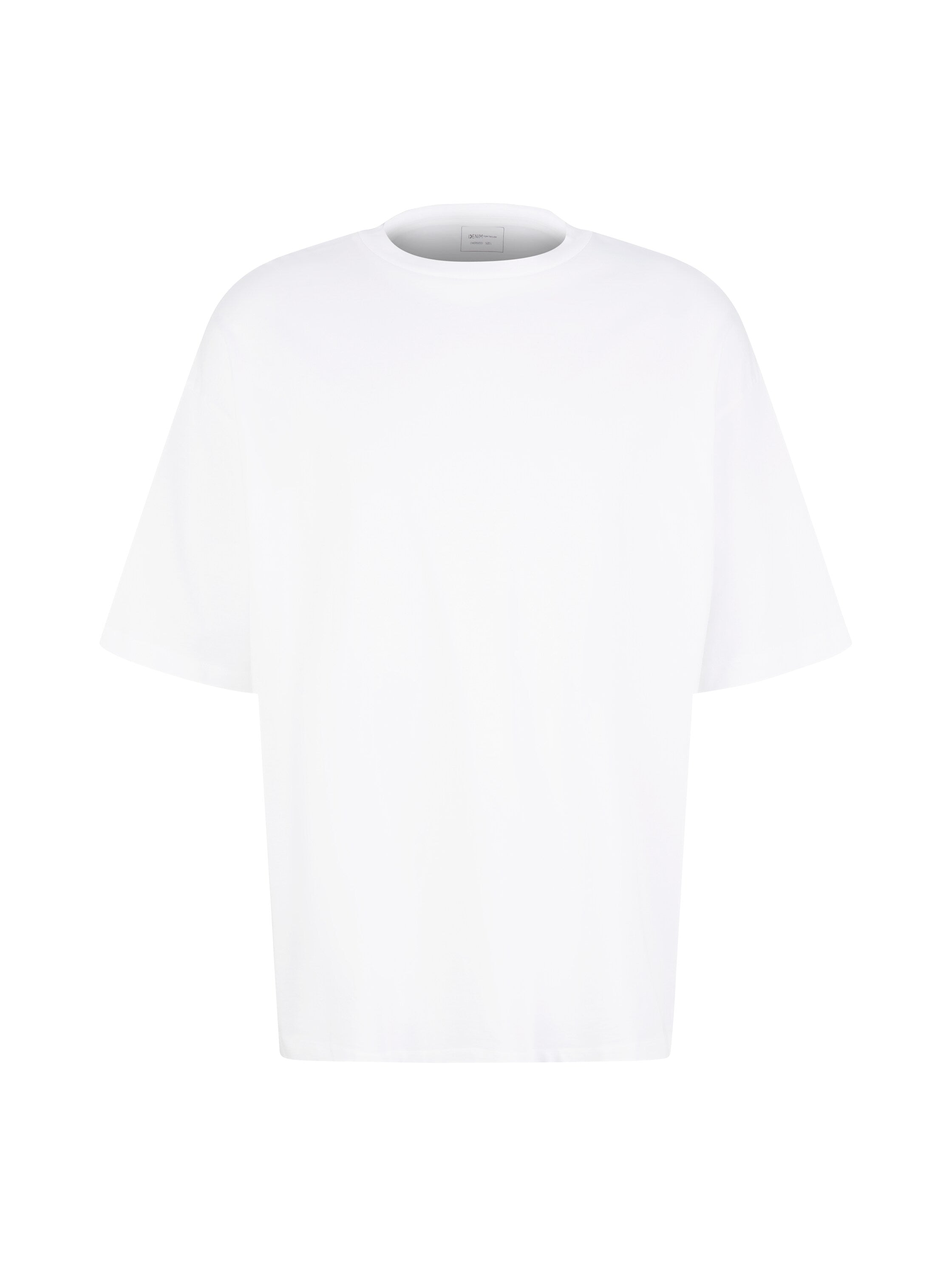 Tom Tailor Denim T-Shirt Erwachsene Männlich Oversized Fit aus nachhaltiger Baumwolle