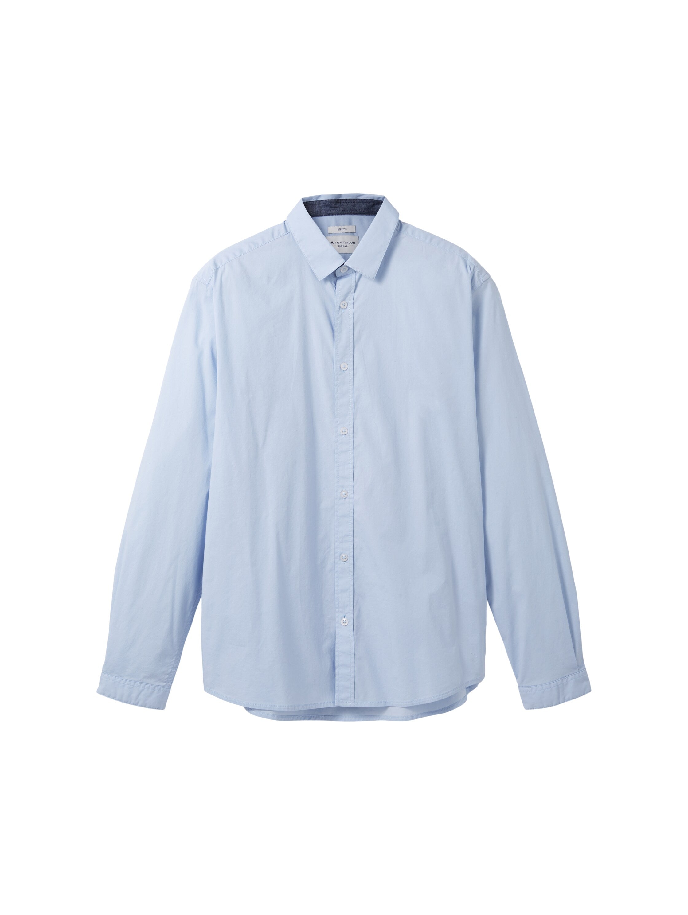 Tom Tailor Denim Hemd Regular Fit Herren Langarm Baumwolle Elastan
