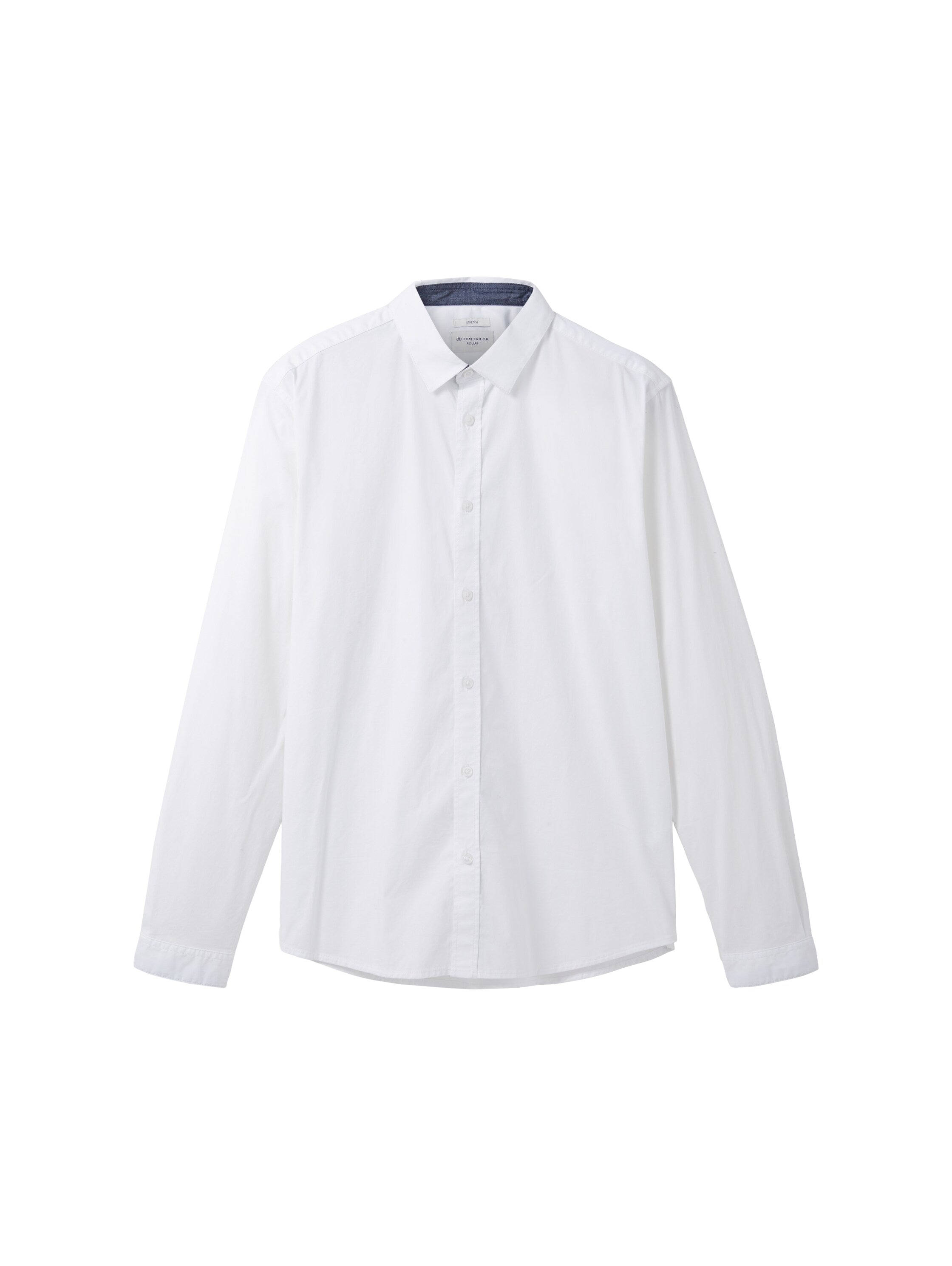Tom Tailor Denim Hemd Regular Fit Herren Langarm Baumwolle Elastan