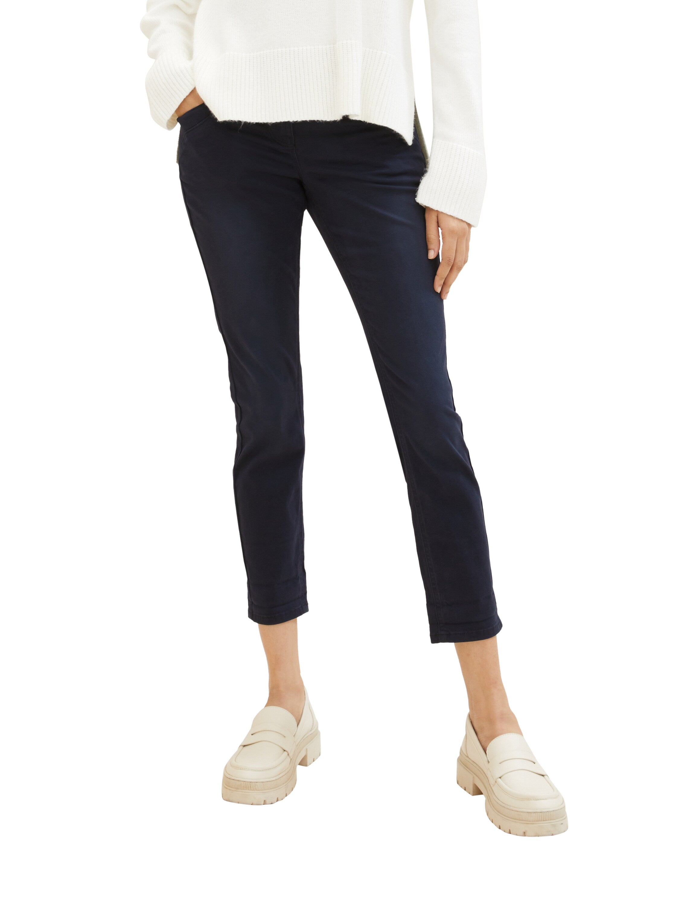 Tom Tailor Damen Jeans Tapered Relaxed Fit