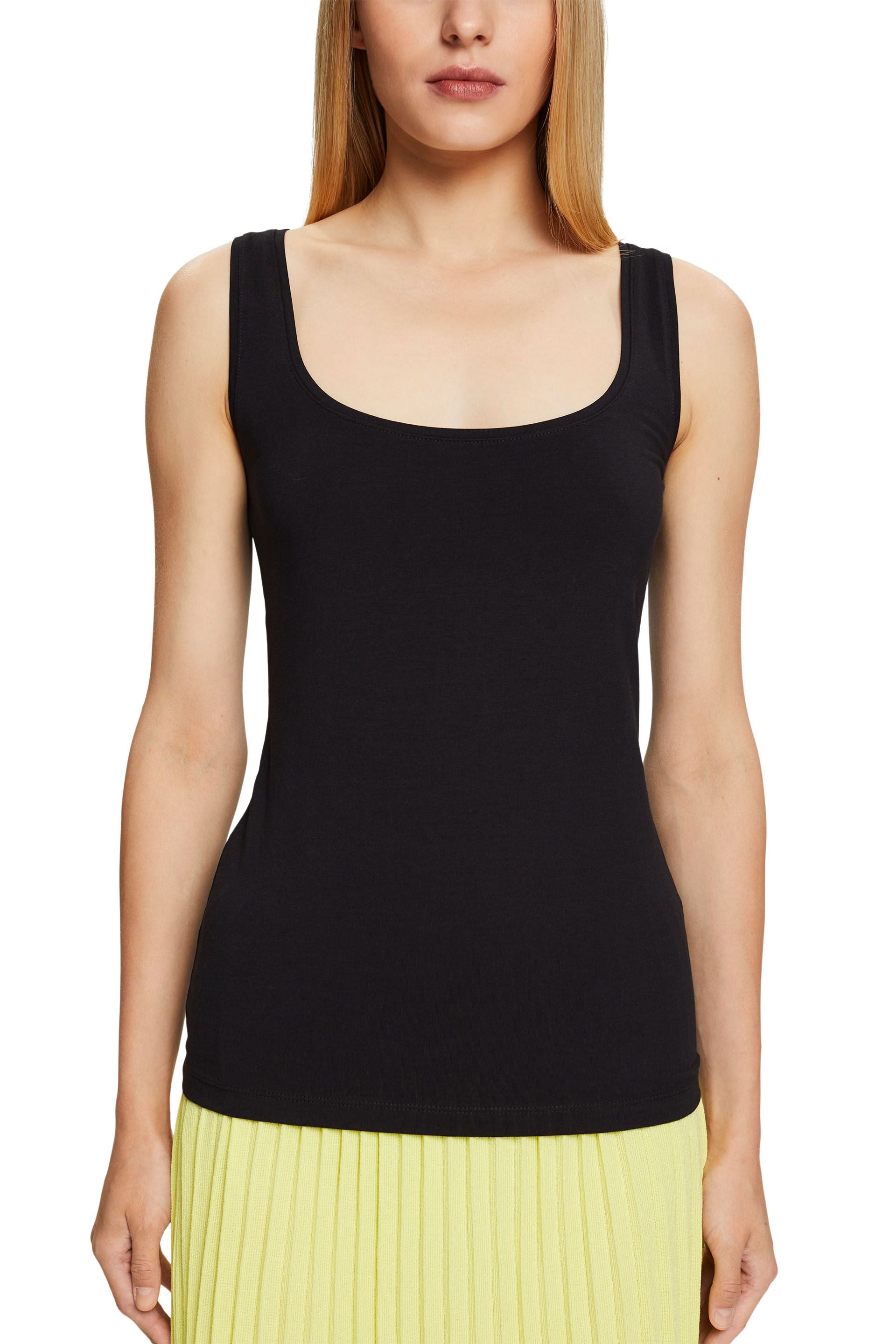 Esprit Basic T-Shirt Damen Körpernahe Passform