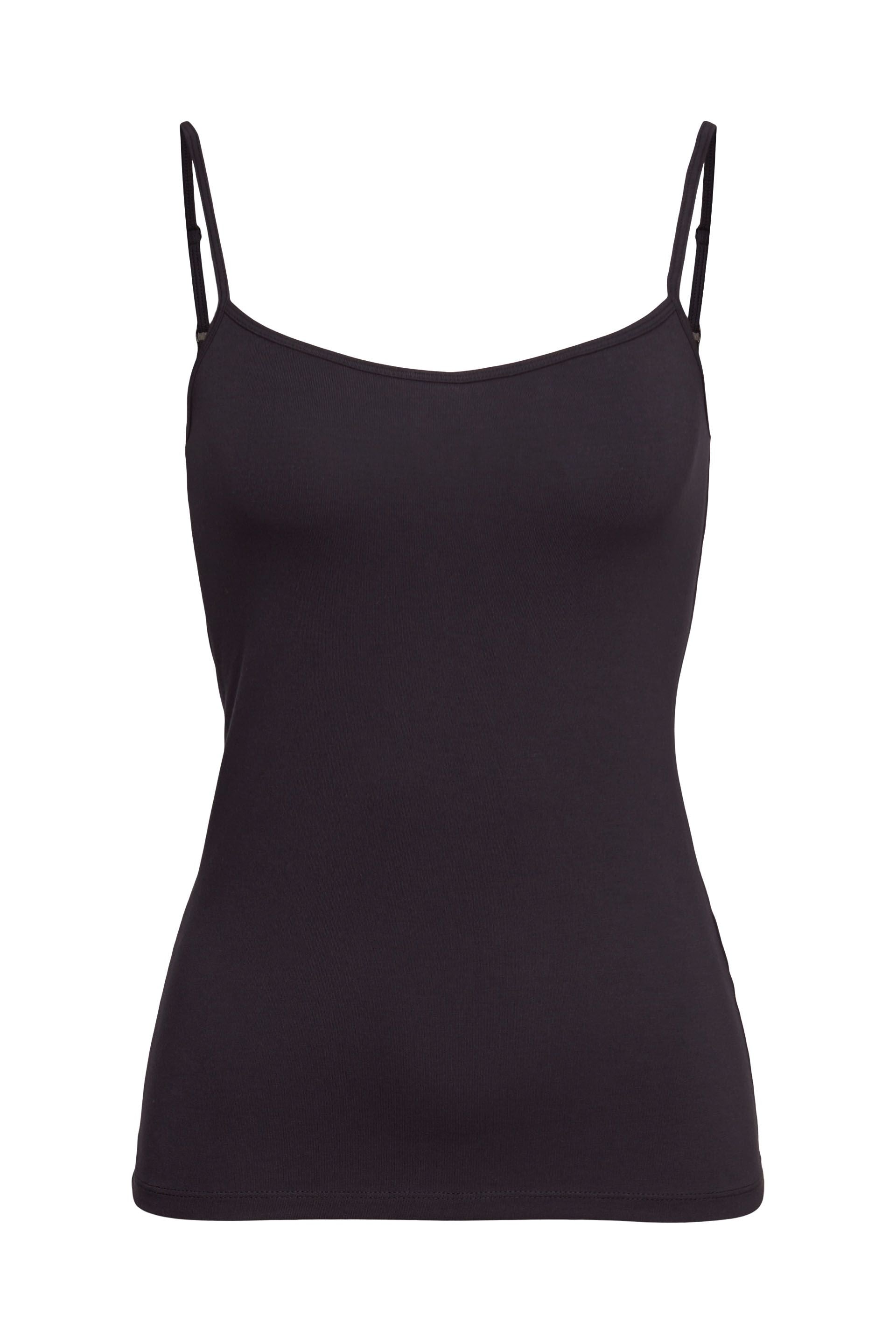 Esprit Jersey-Top Damen Körperbetont Stretch Viskose-Mix