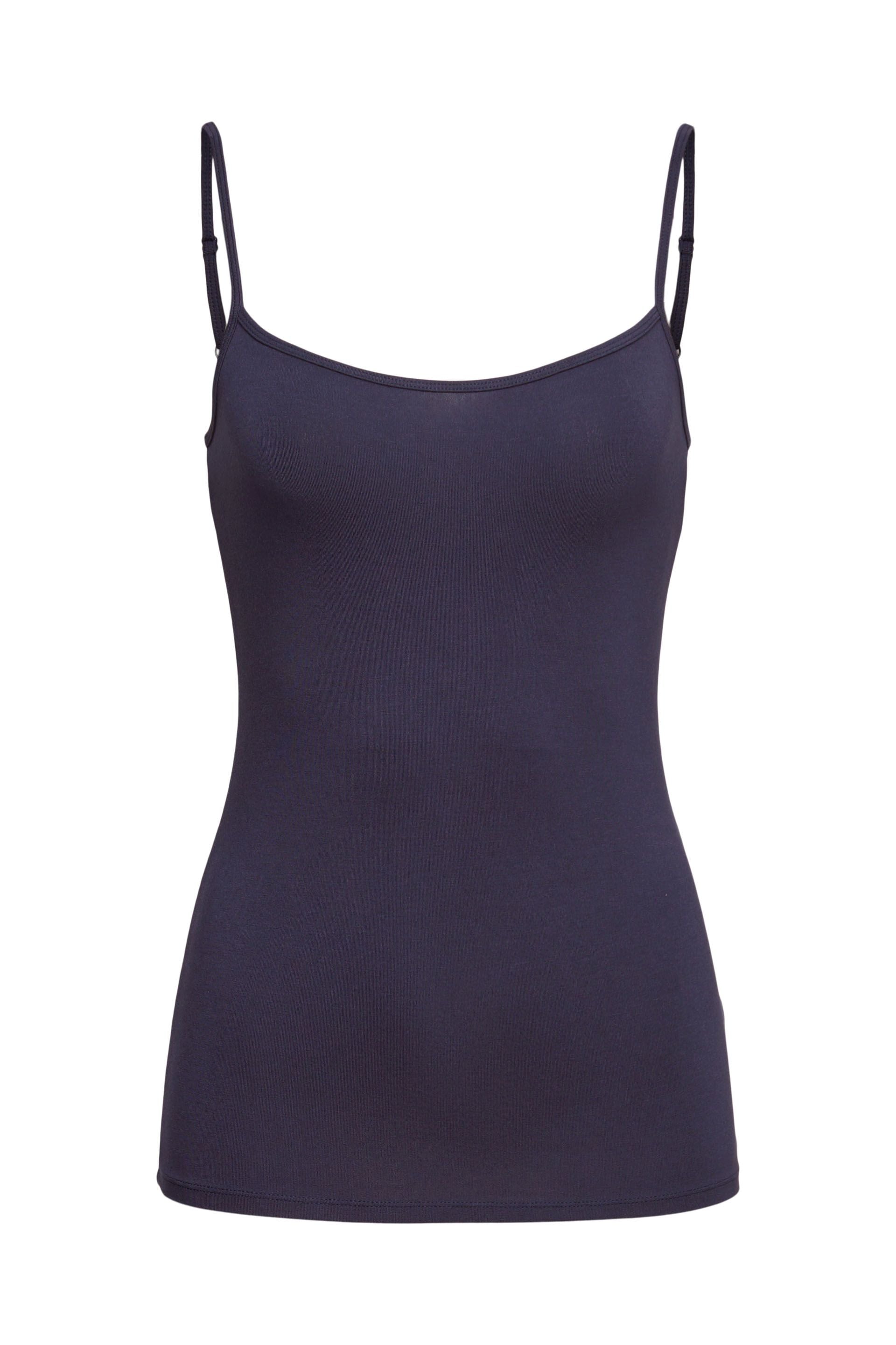 Esprit Jersey-Top Damen Körperbetont Stretch Viskose-Mix