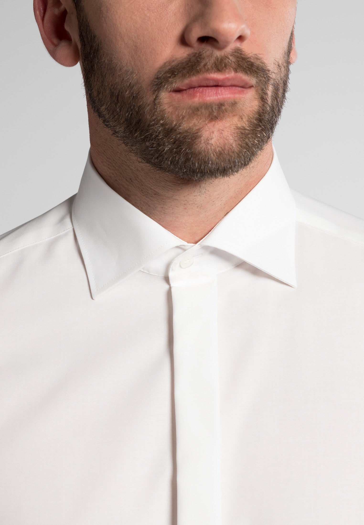 FineLife Gala-Hemd Herren Umschlagmanschette bügelfrei