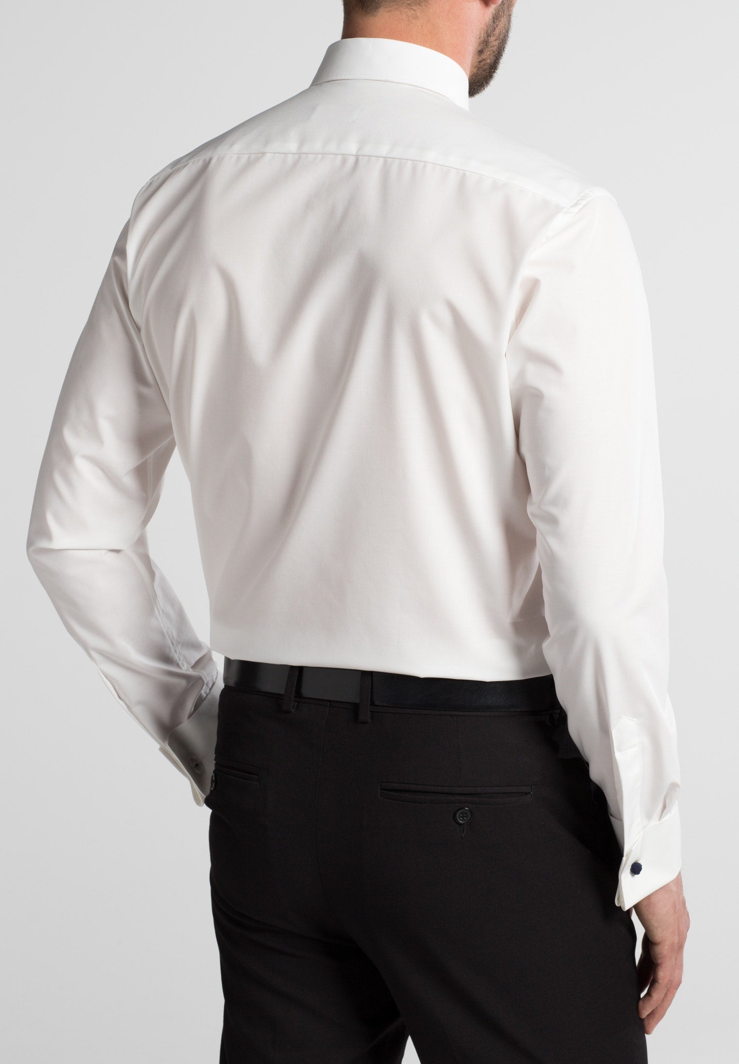 FineLife Gala-Hemd Herren Umschlagmanschette bügelfrei