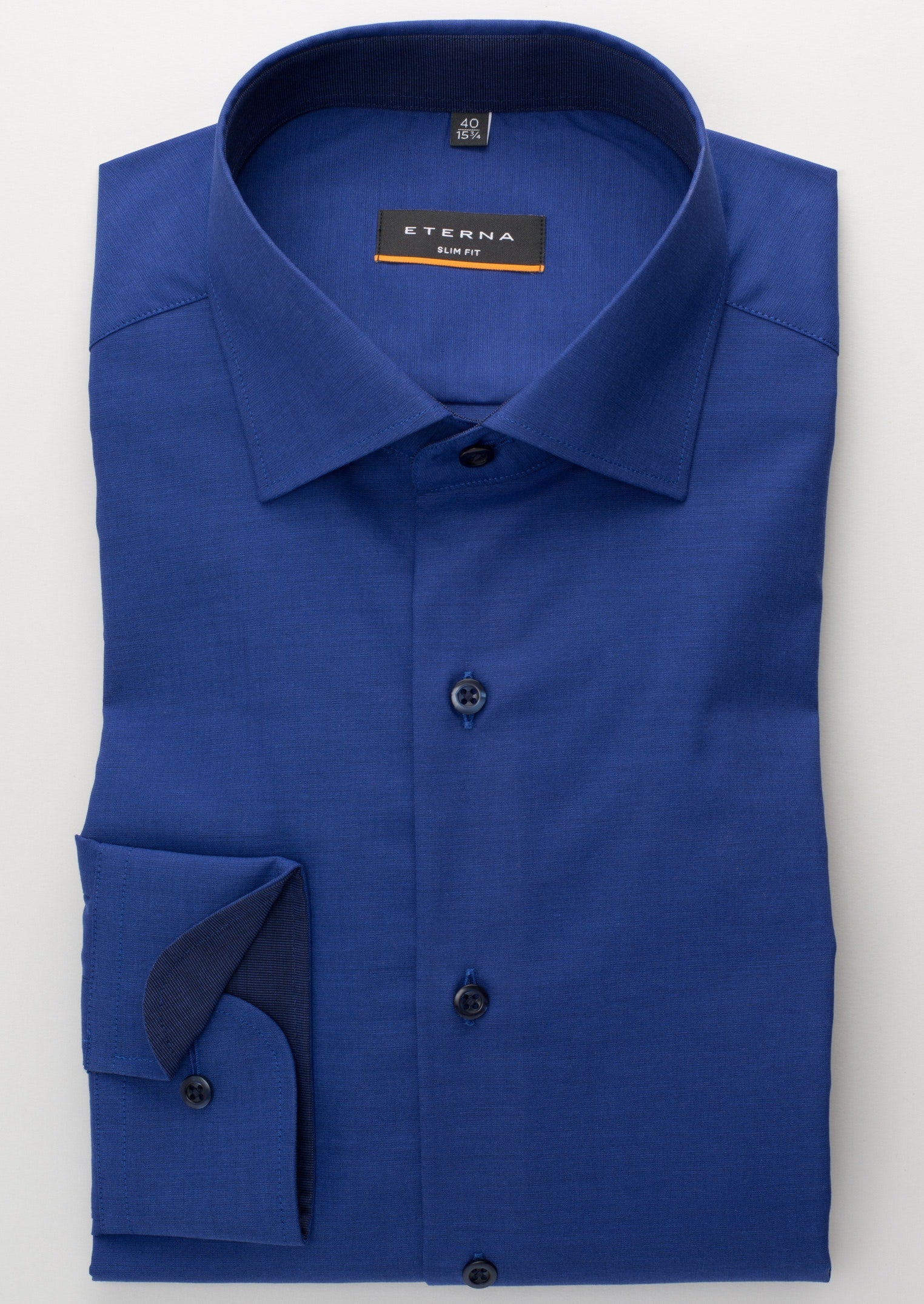 FashionX Stretch-Hemd Herren körperbetont Classic Kent-Kragen