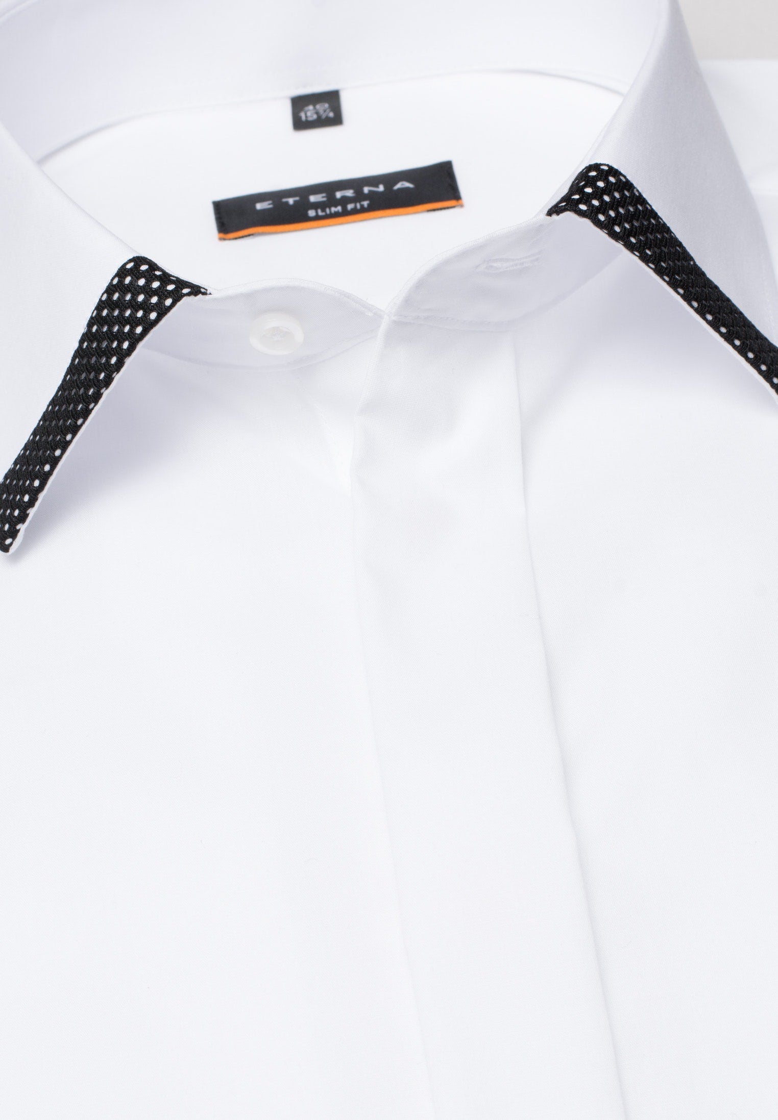 Fashionista Langarmhemd Herren Eleganz ohne Brusttasche