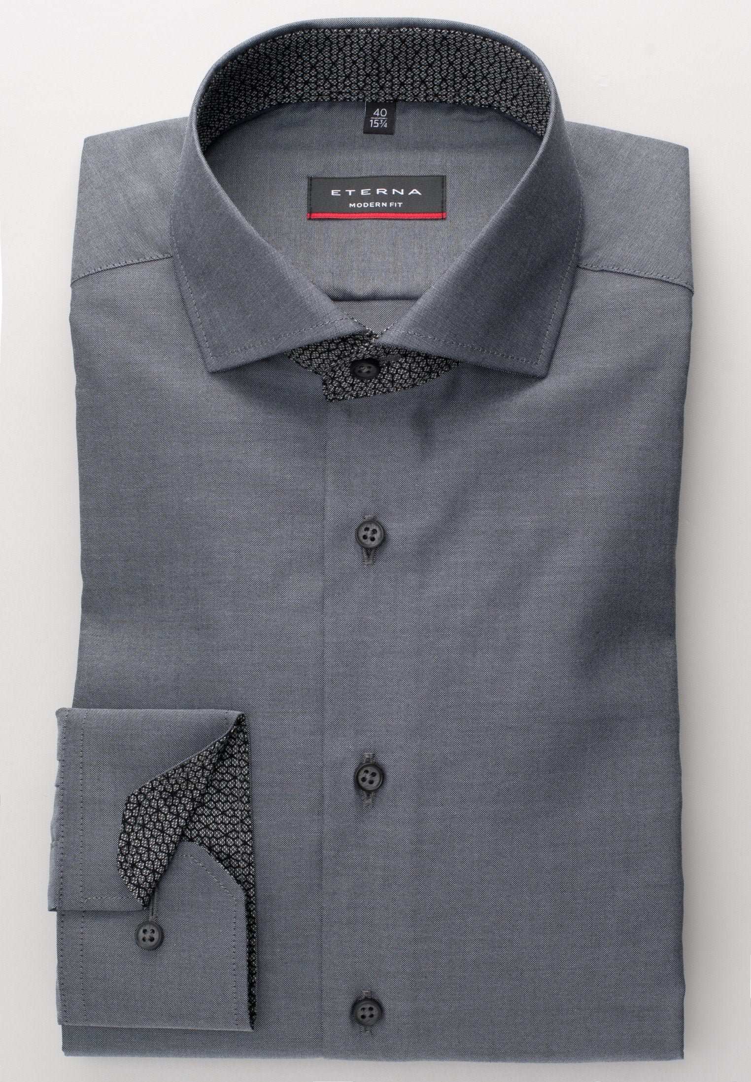 Marke X Pinpoint-Hemd Herren bügelfrei