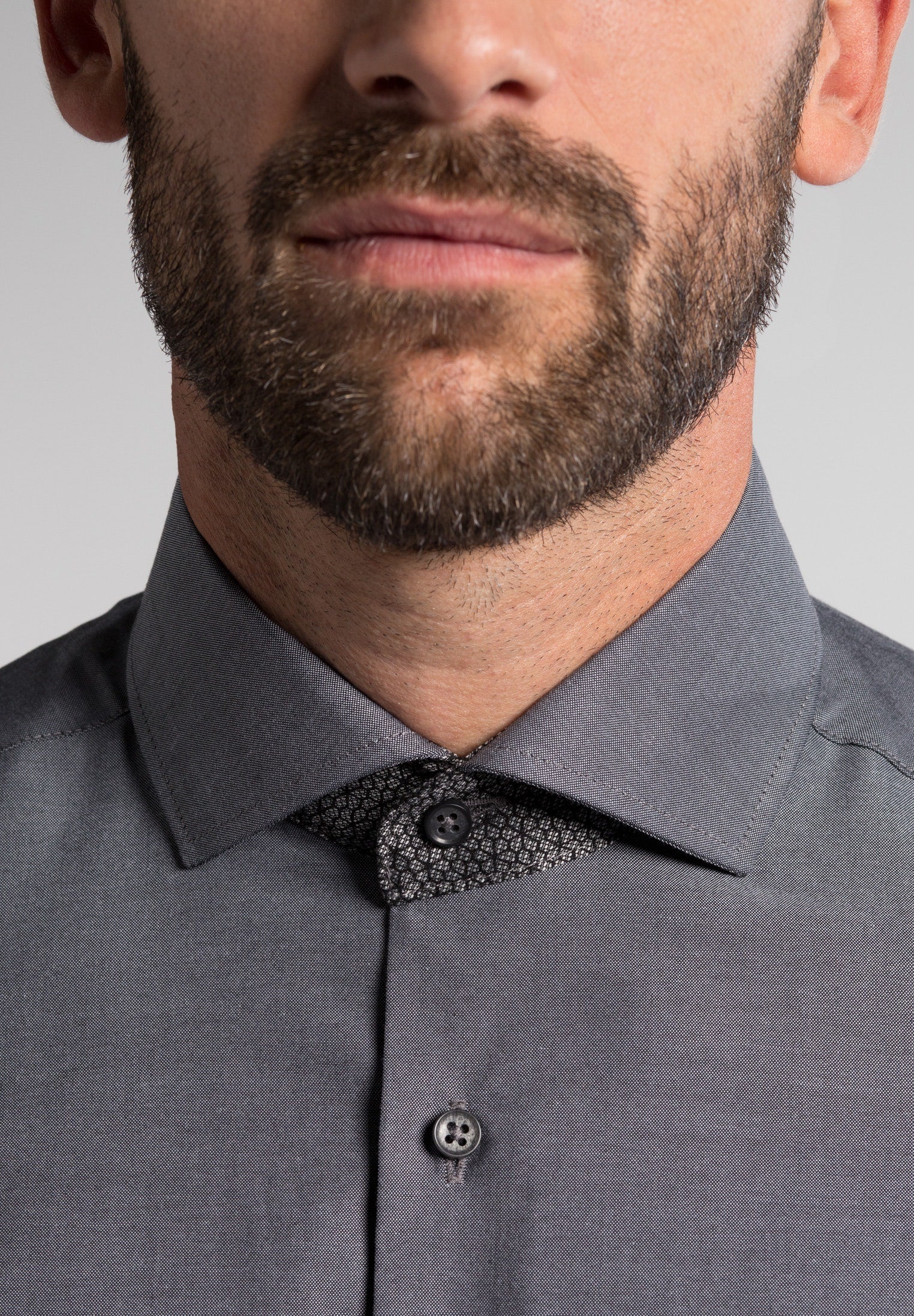 Marke X Pinpoint-Hemd Herren bügelfrei