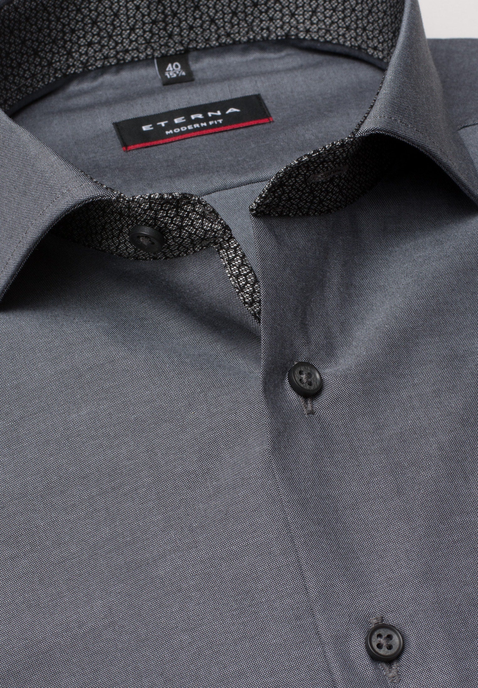 Marke X Pinpoint-Hemd Herren bügelfrei