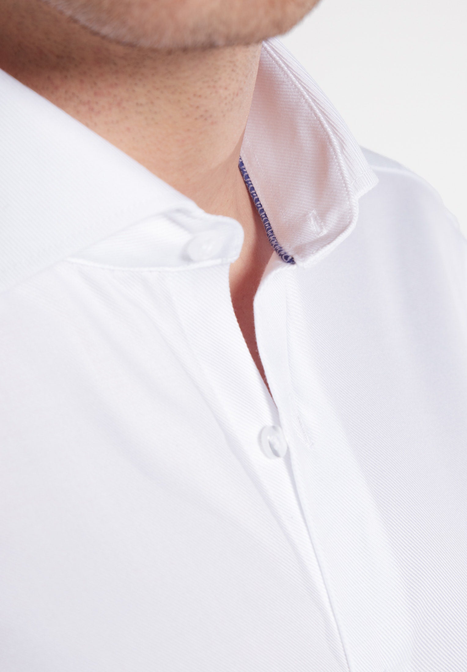 ETERNA Slim Fit Langarmhemd Herren Strukturiert Bügelfrei