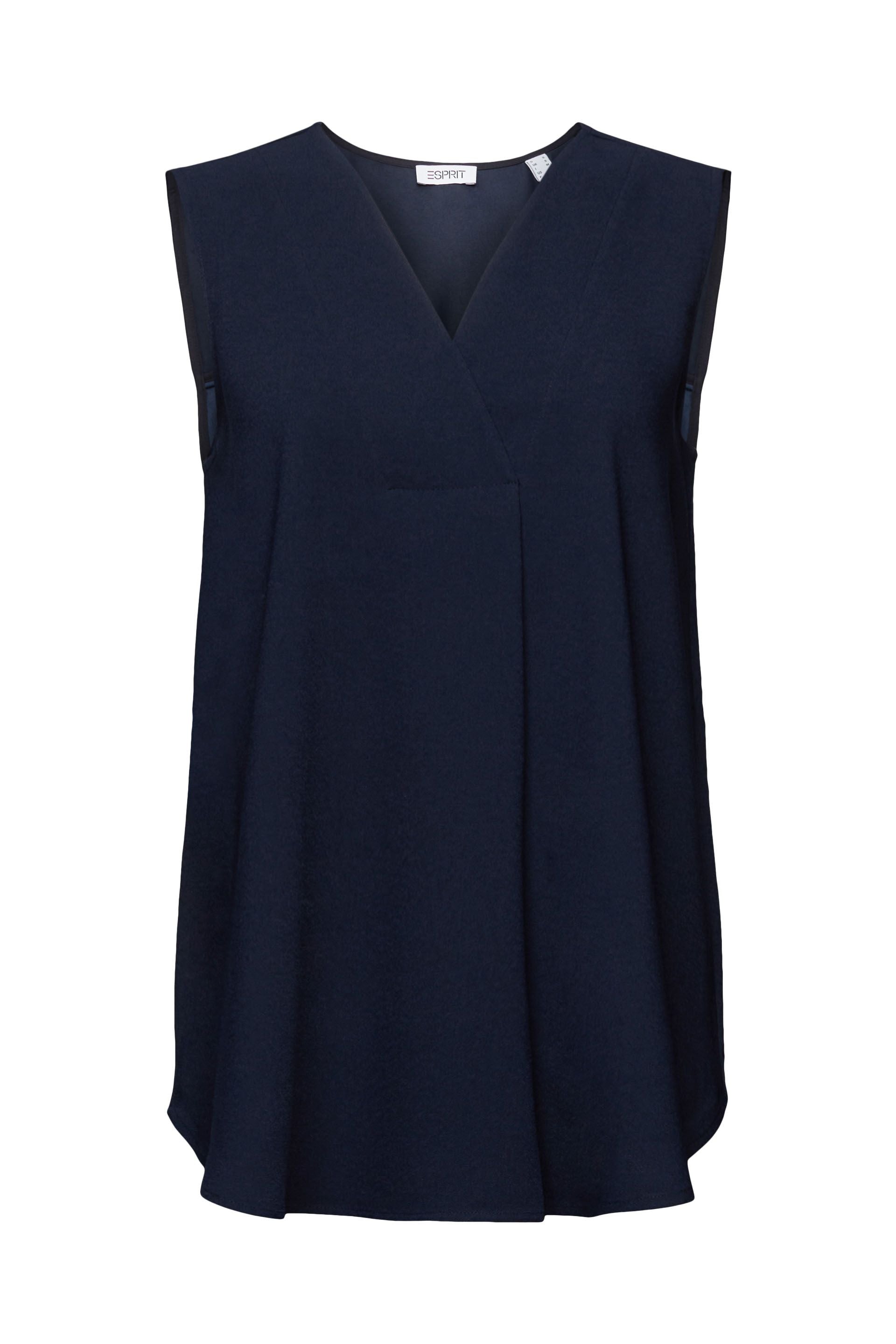 Esprit Blusentop Damen Leichter Webstoff Ärmellos