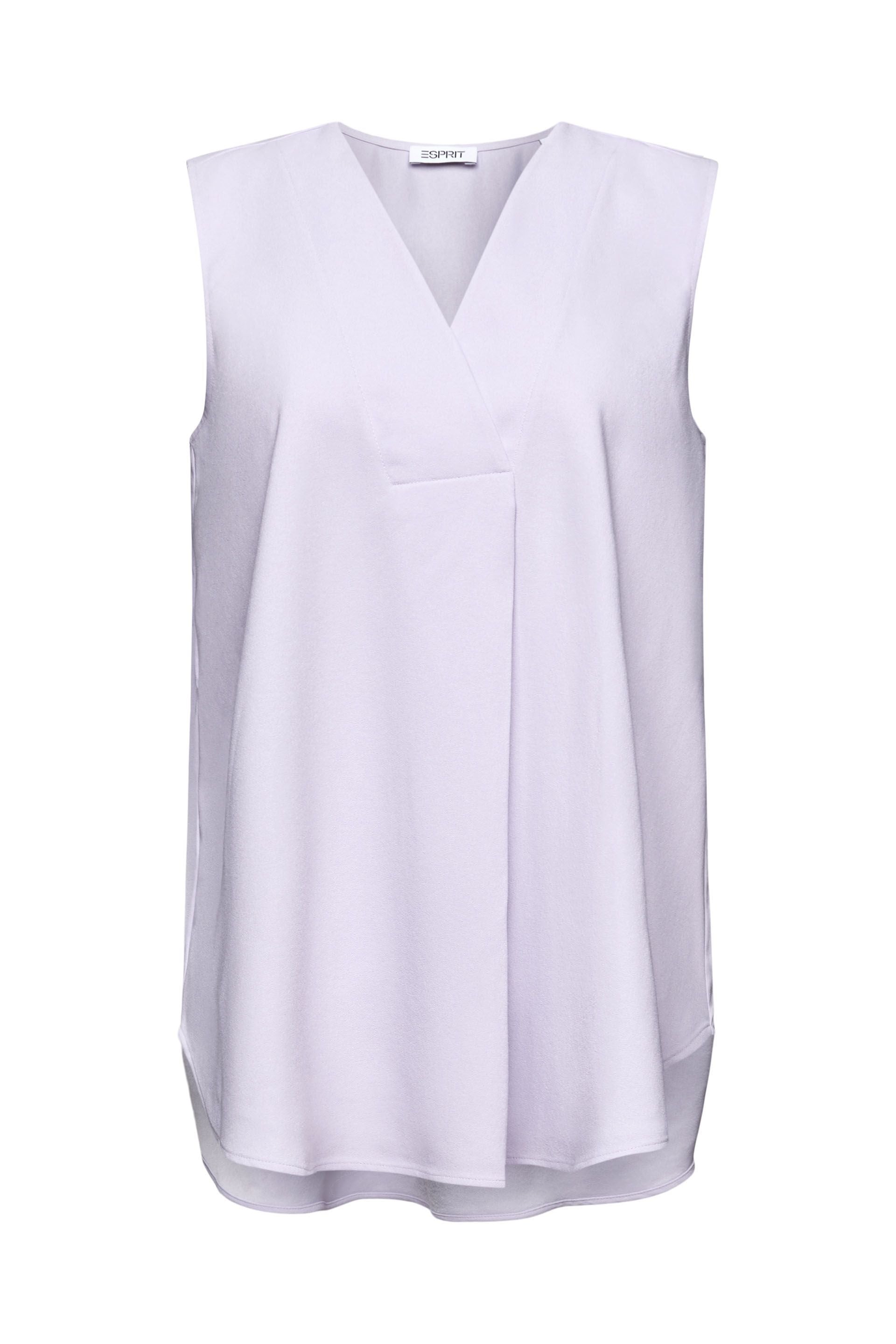 Esprit Blusentop Damen Leichter Webstoff Ärmellos