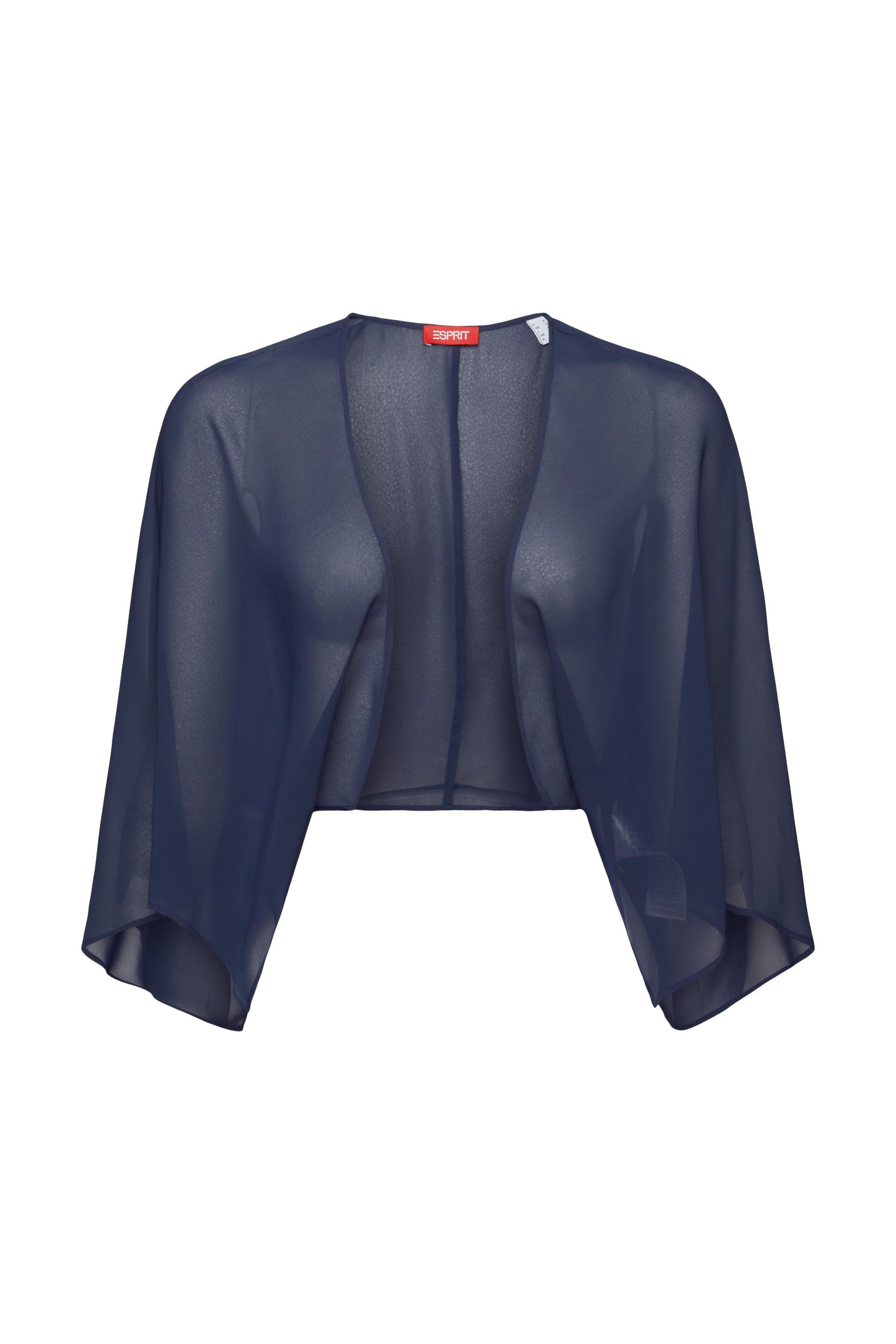 Esprit Damen Bluse Oversize Crop Top Luftig Leicht