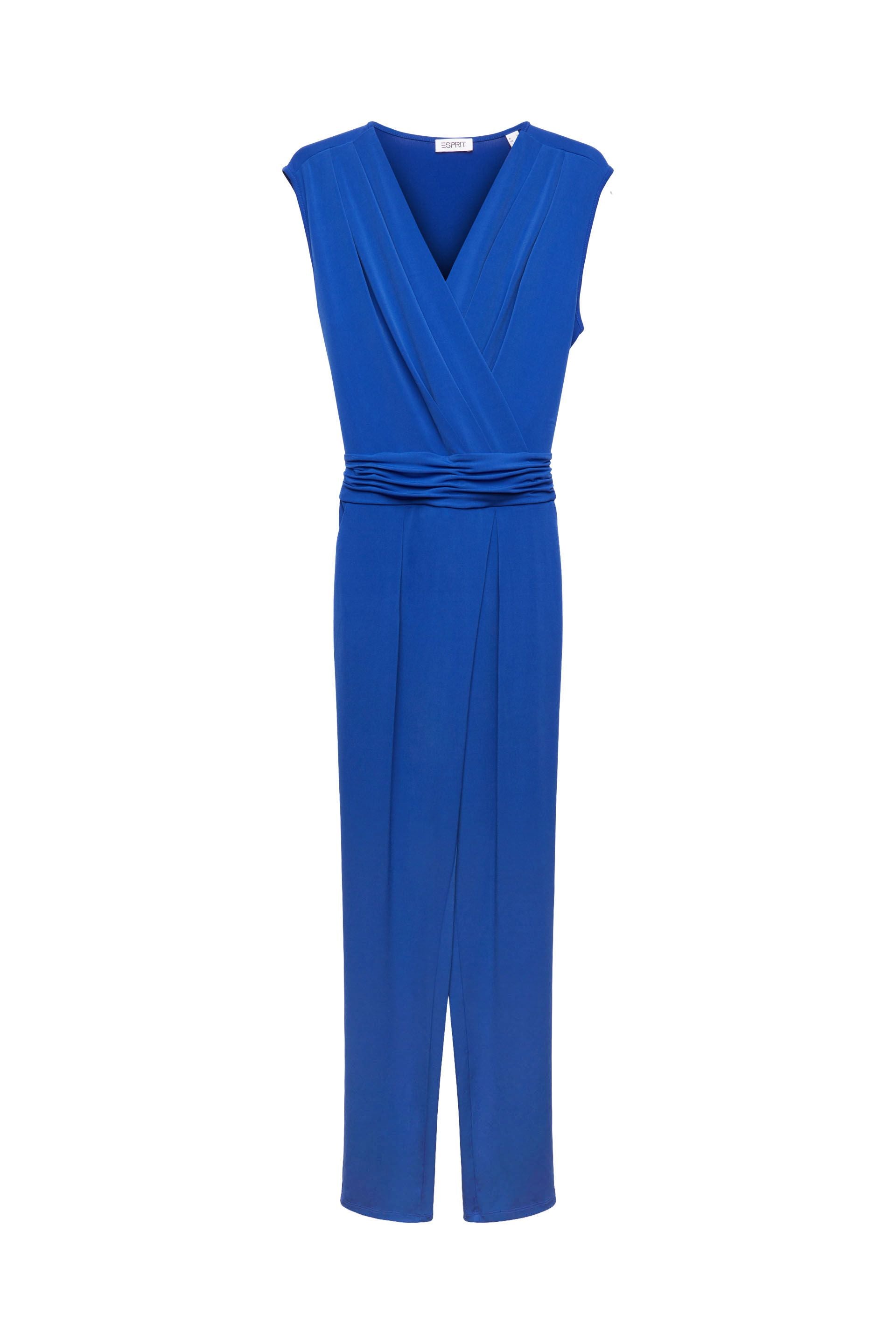 ESPRIT Overall Damen Ärmellos Regular Fit Atmungsaktiv Stretch Bindegürtel