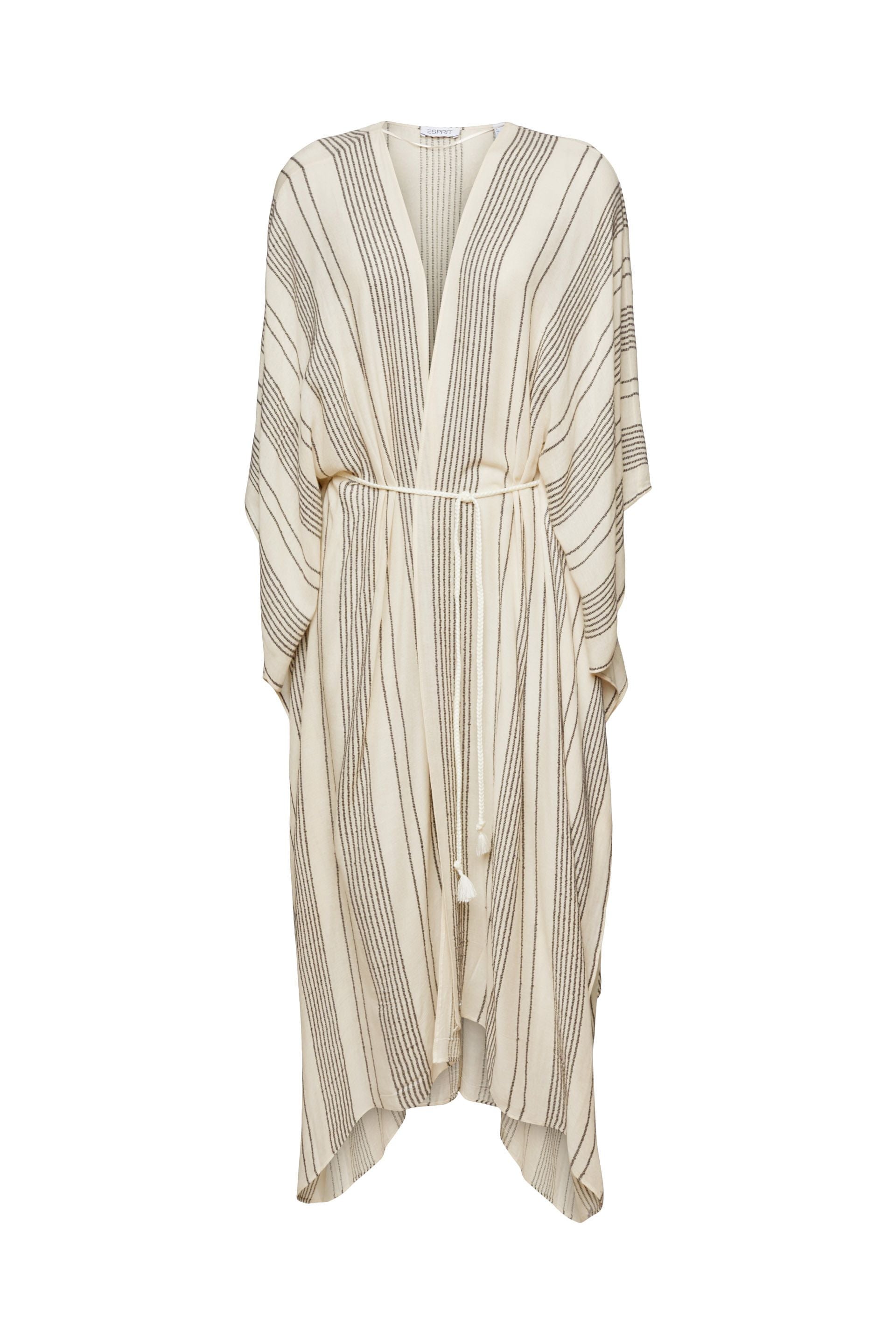 Esprit Strukturierter Midi-Rock für Damen mit abnehmbarem Gürtel