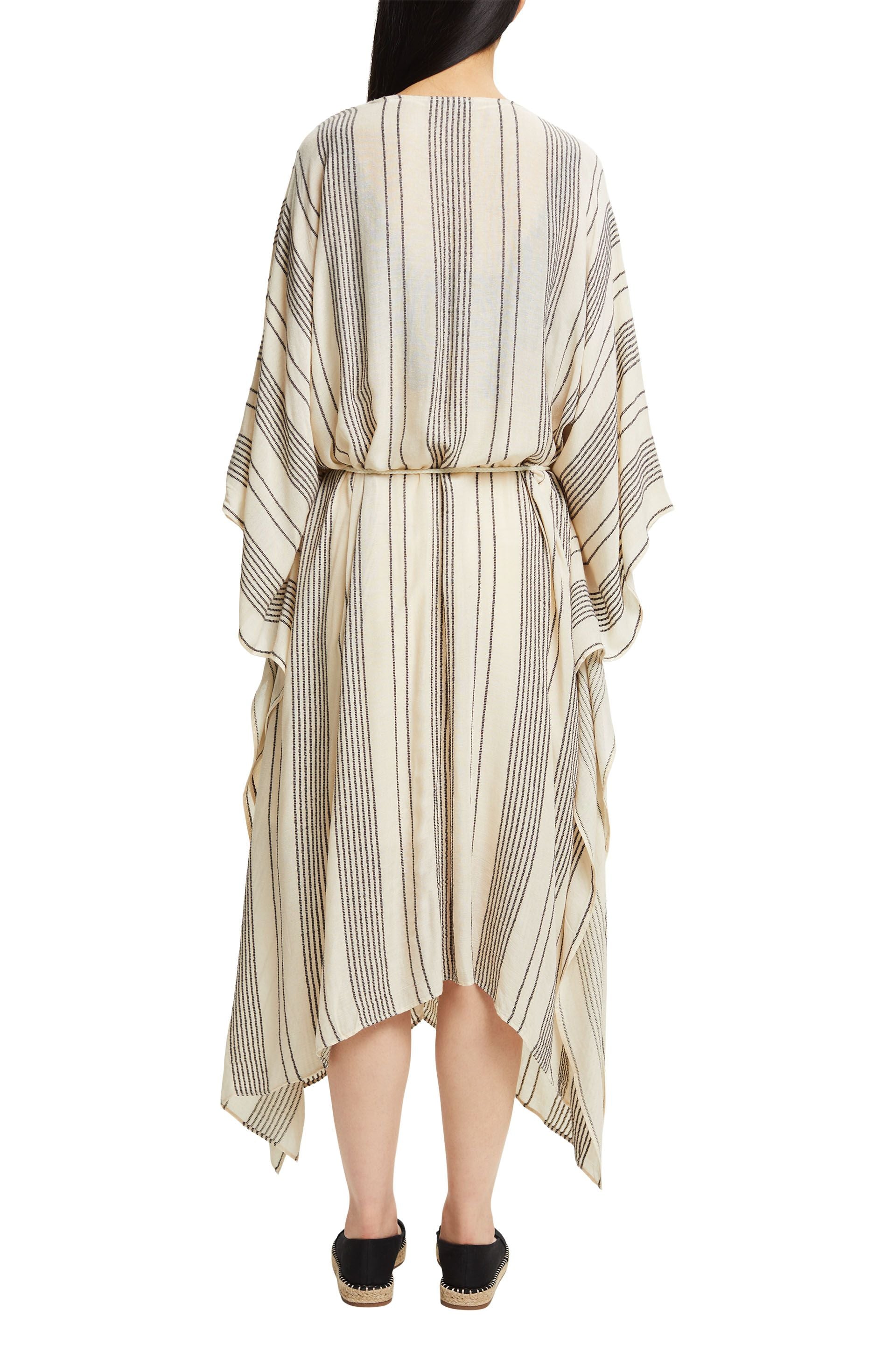 Esprit Strukturierter Midi-Rock für Damen mit abnehmbarem Gürtel