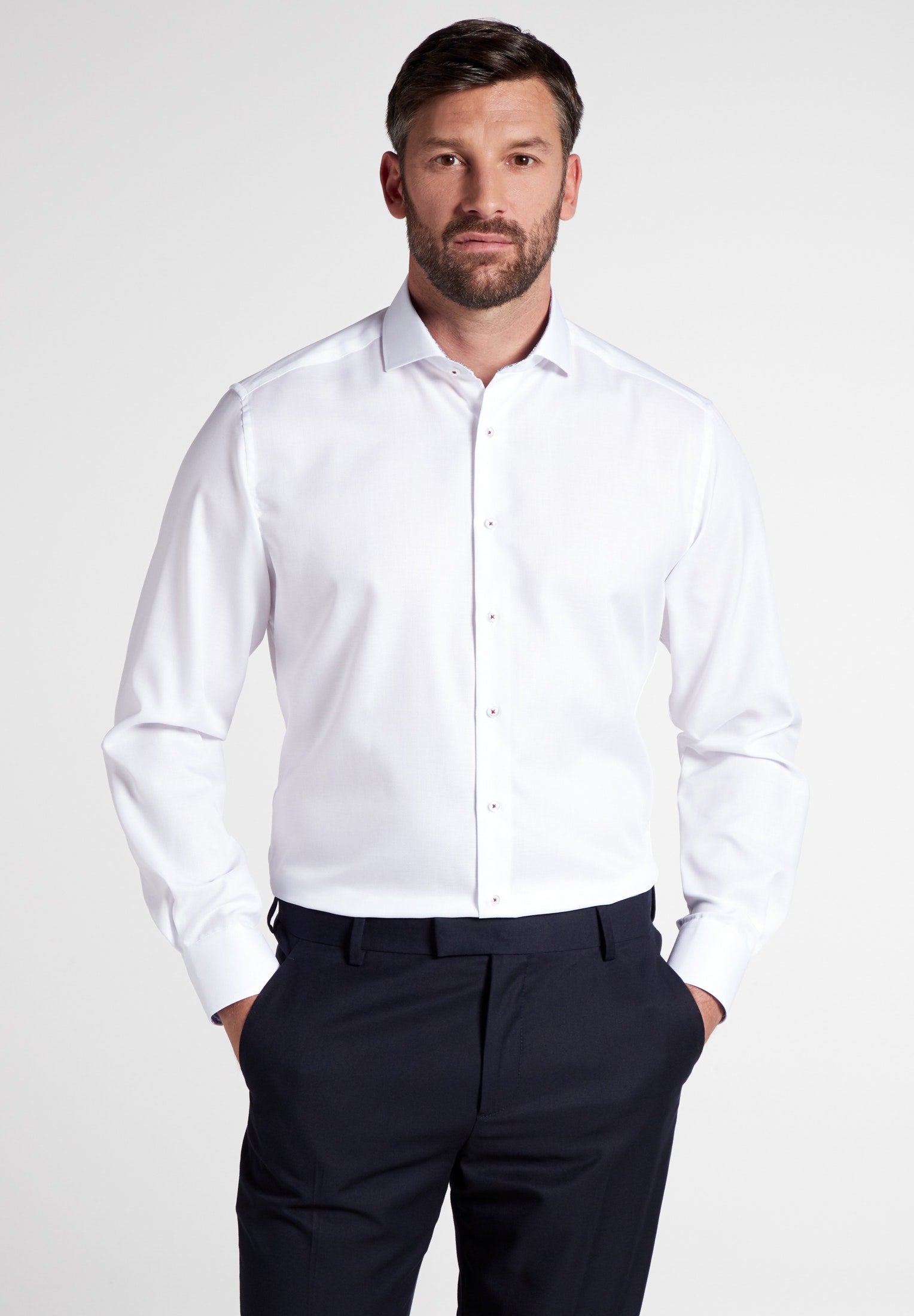 ModaX Fantasiebindung Hemd Herren sportlich-elegant ohne Brusttasche