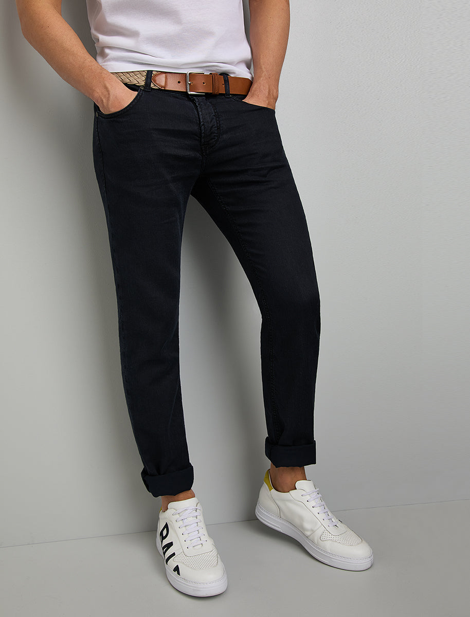 Baldessarini Leinen-Baumwollhose für Herren mit Elasthan für perfekten Sitz