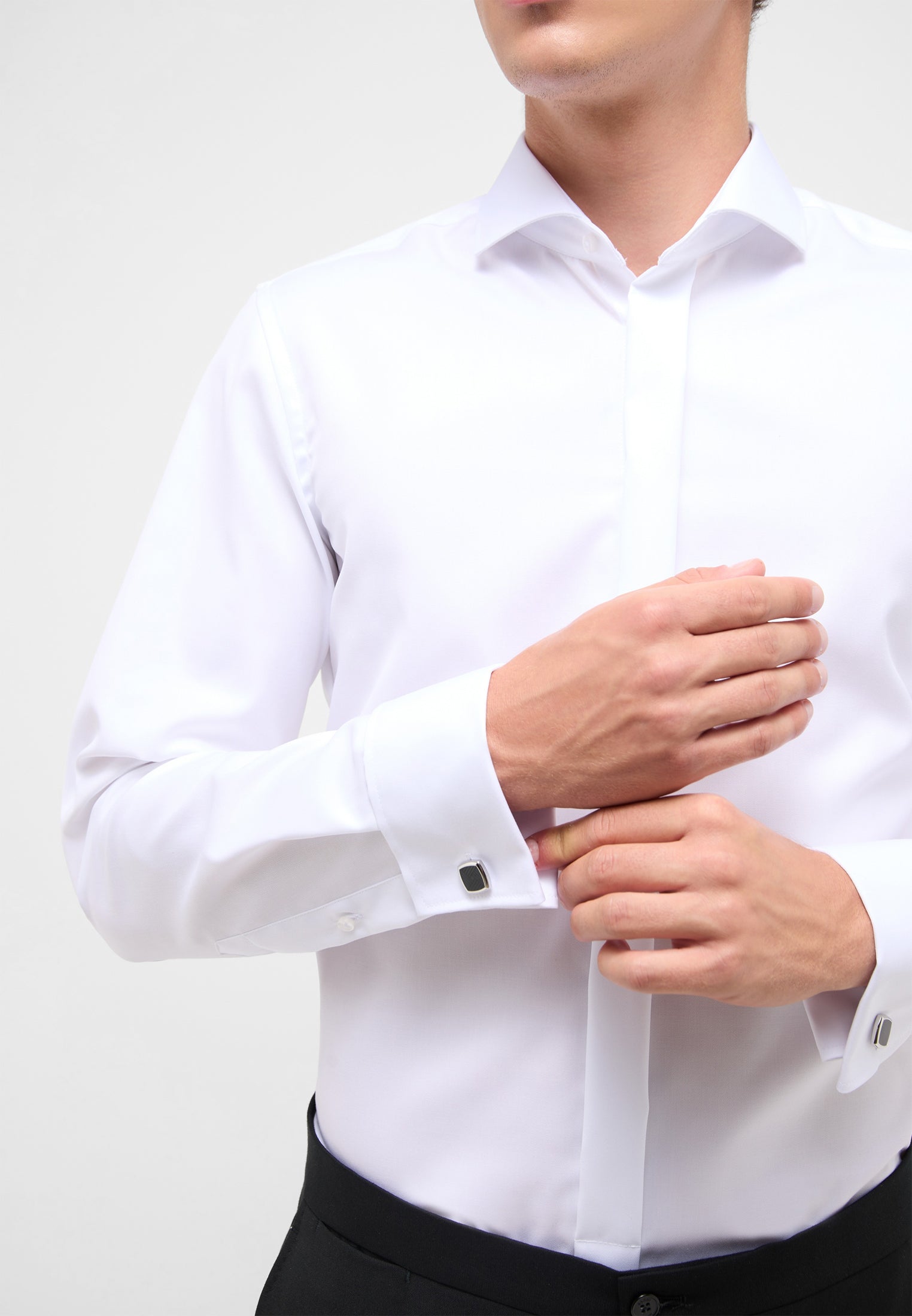 Eterna Hemd Umschlagmanschette Herren blickdicht