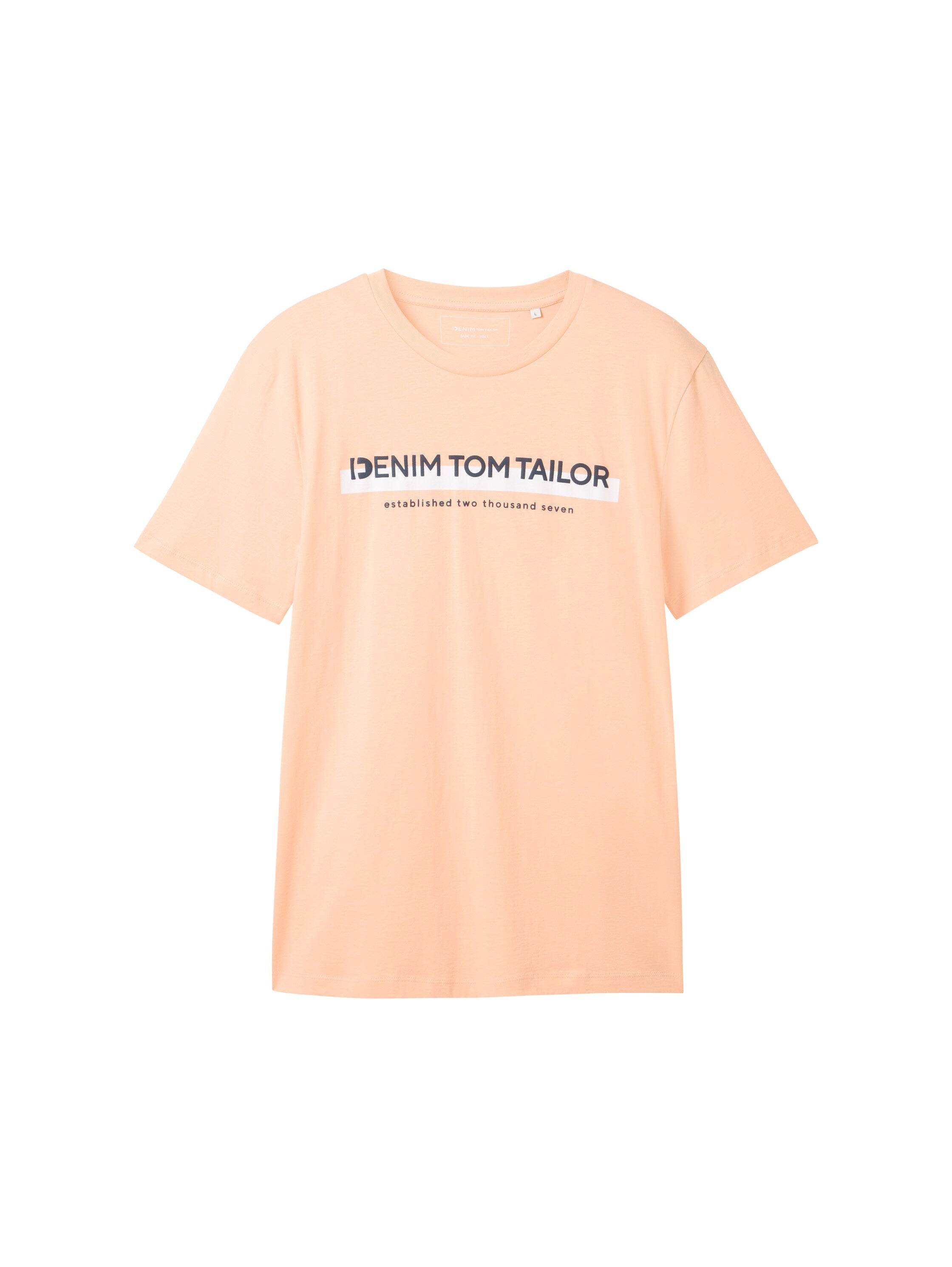 Tom Tailor Denim T-Shirt Basic Fit Herren mit Logo Print
